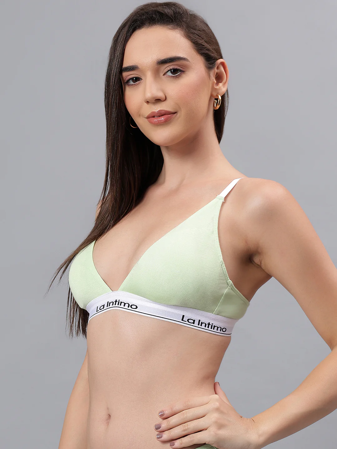 Adjustable Straps Semi-Padded Bralette - Image 3