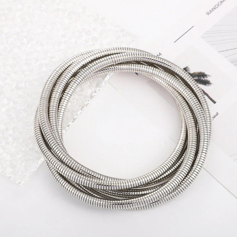 Artificial Silver Bracelet