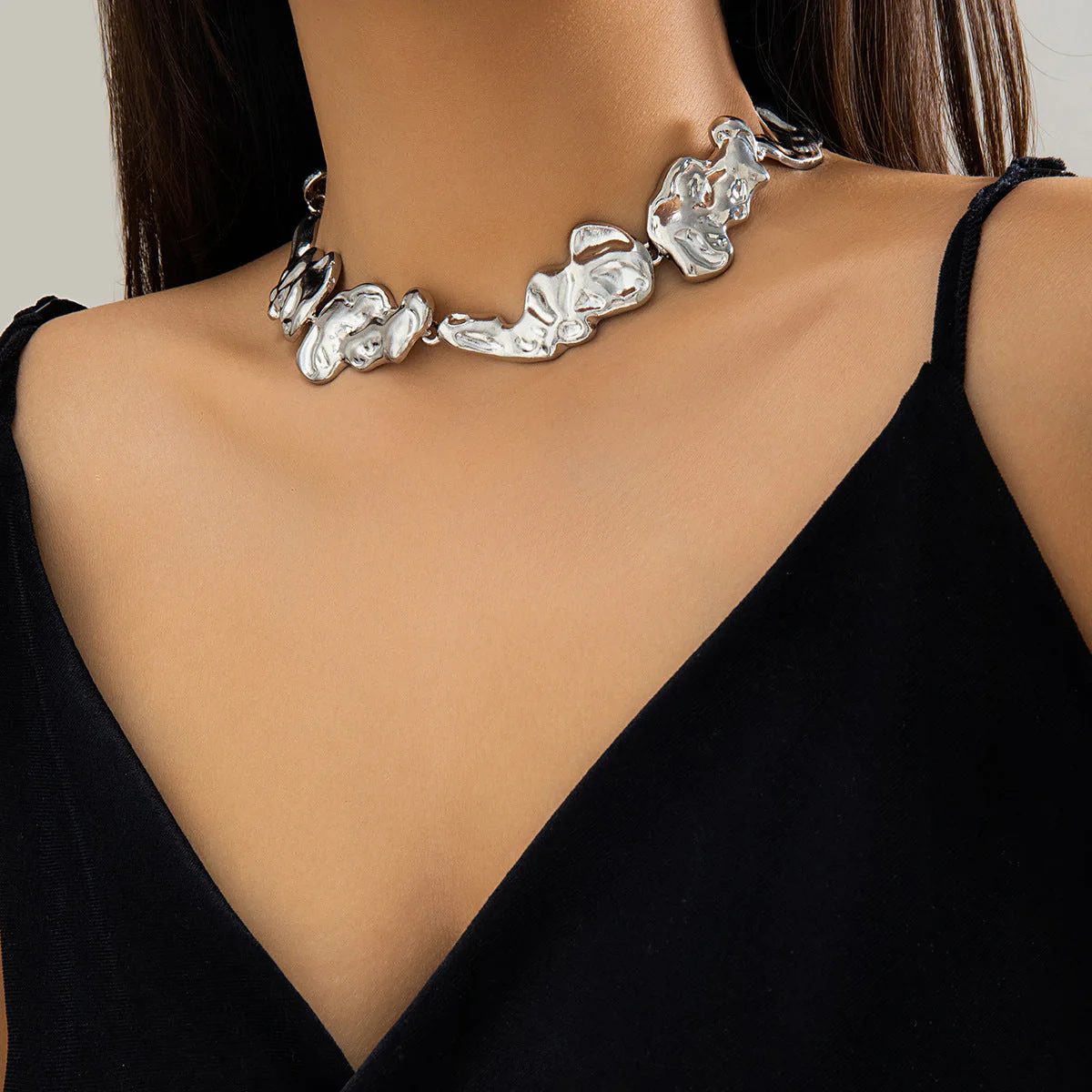 Artificial Silver Necklace