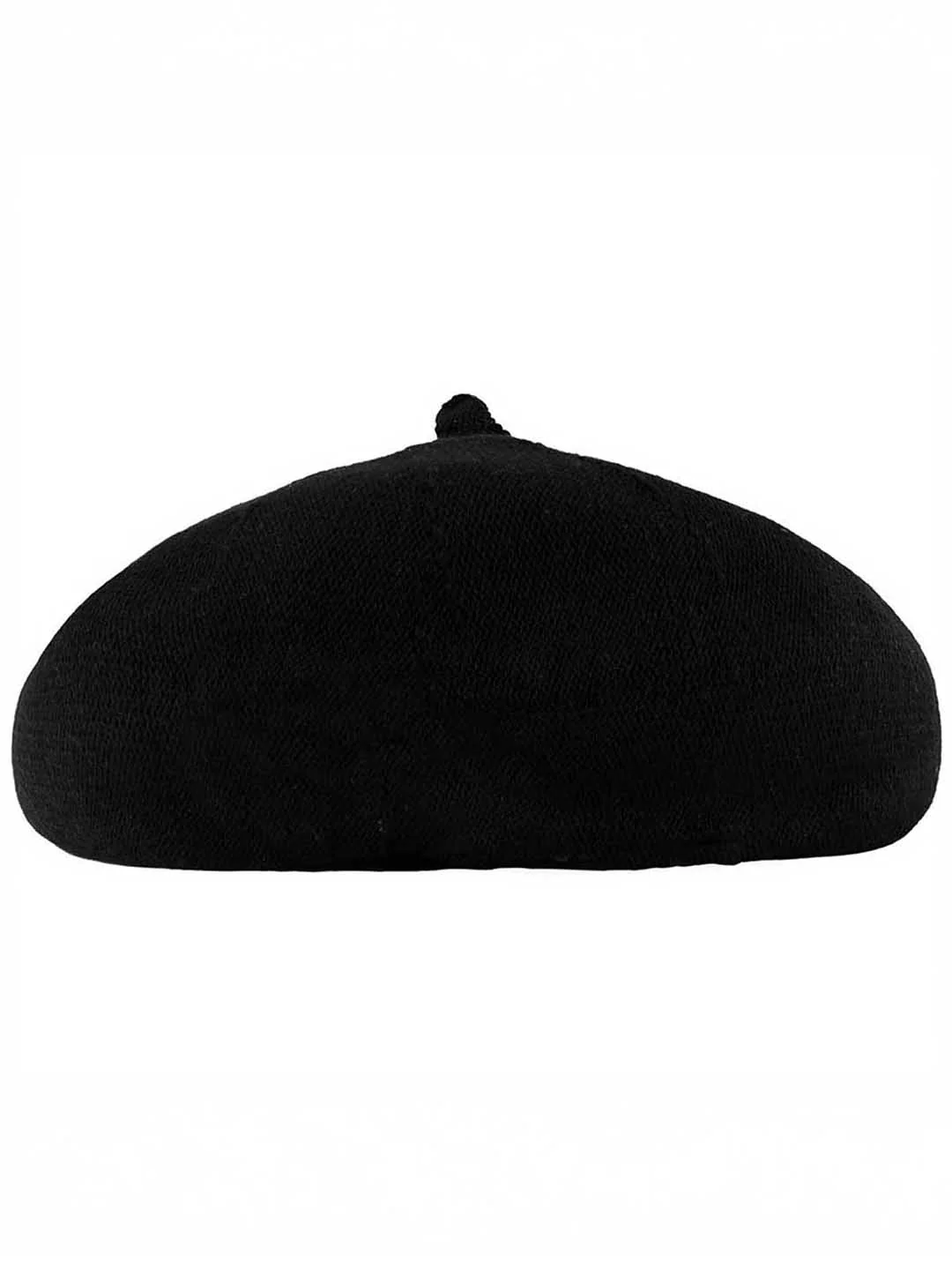 Black Wool Beret - Image 5