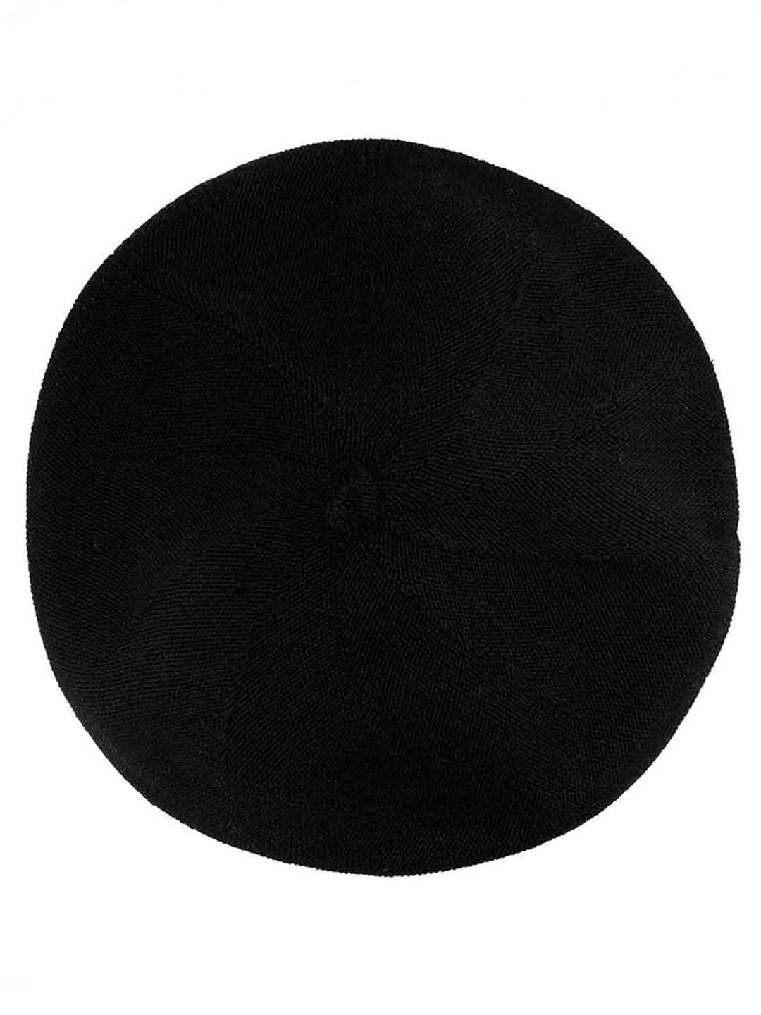 Black Wool Beret - Image 7