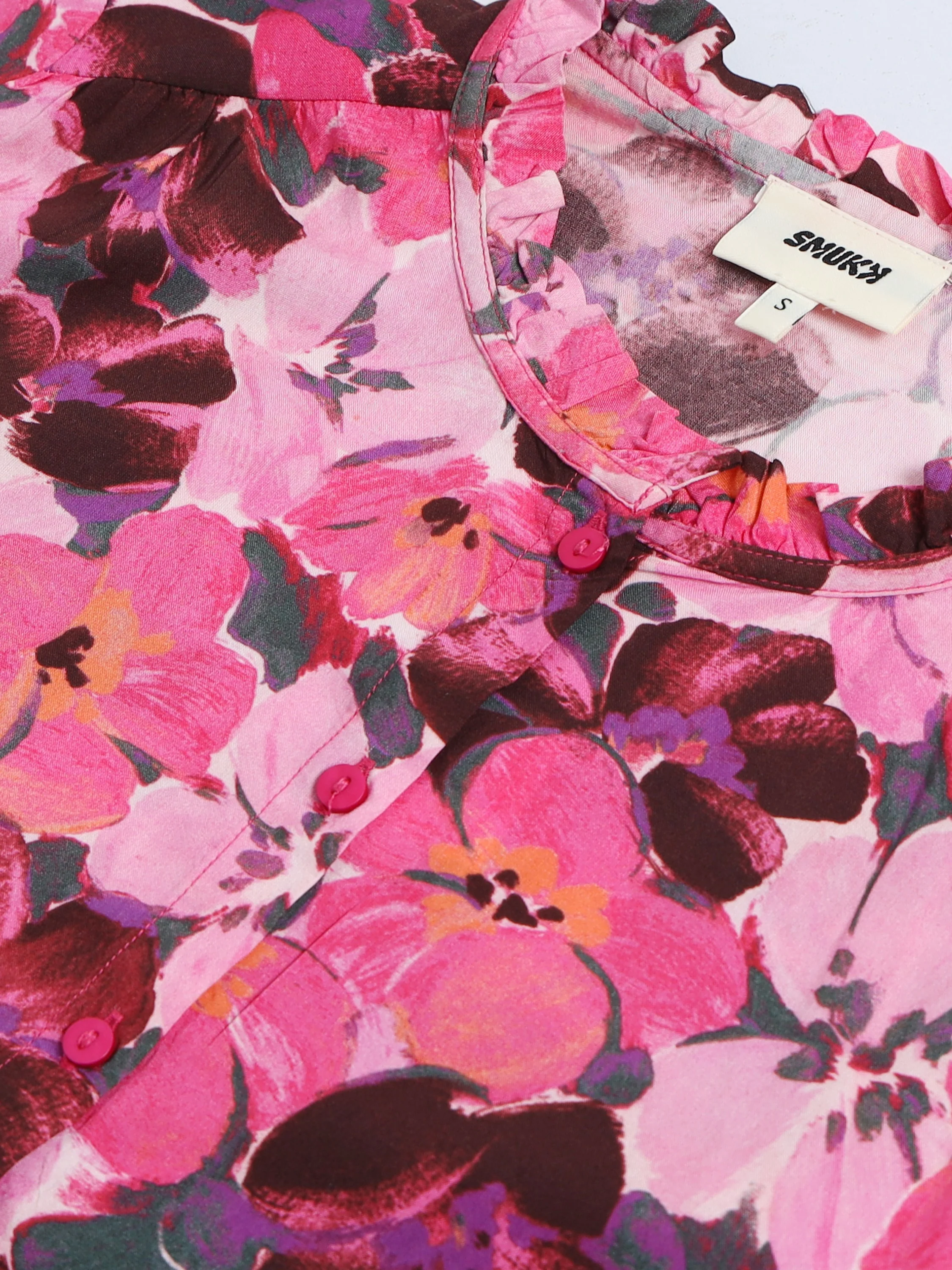 Women Blossom Print Relaxed Shirt - Image 4