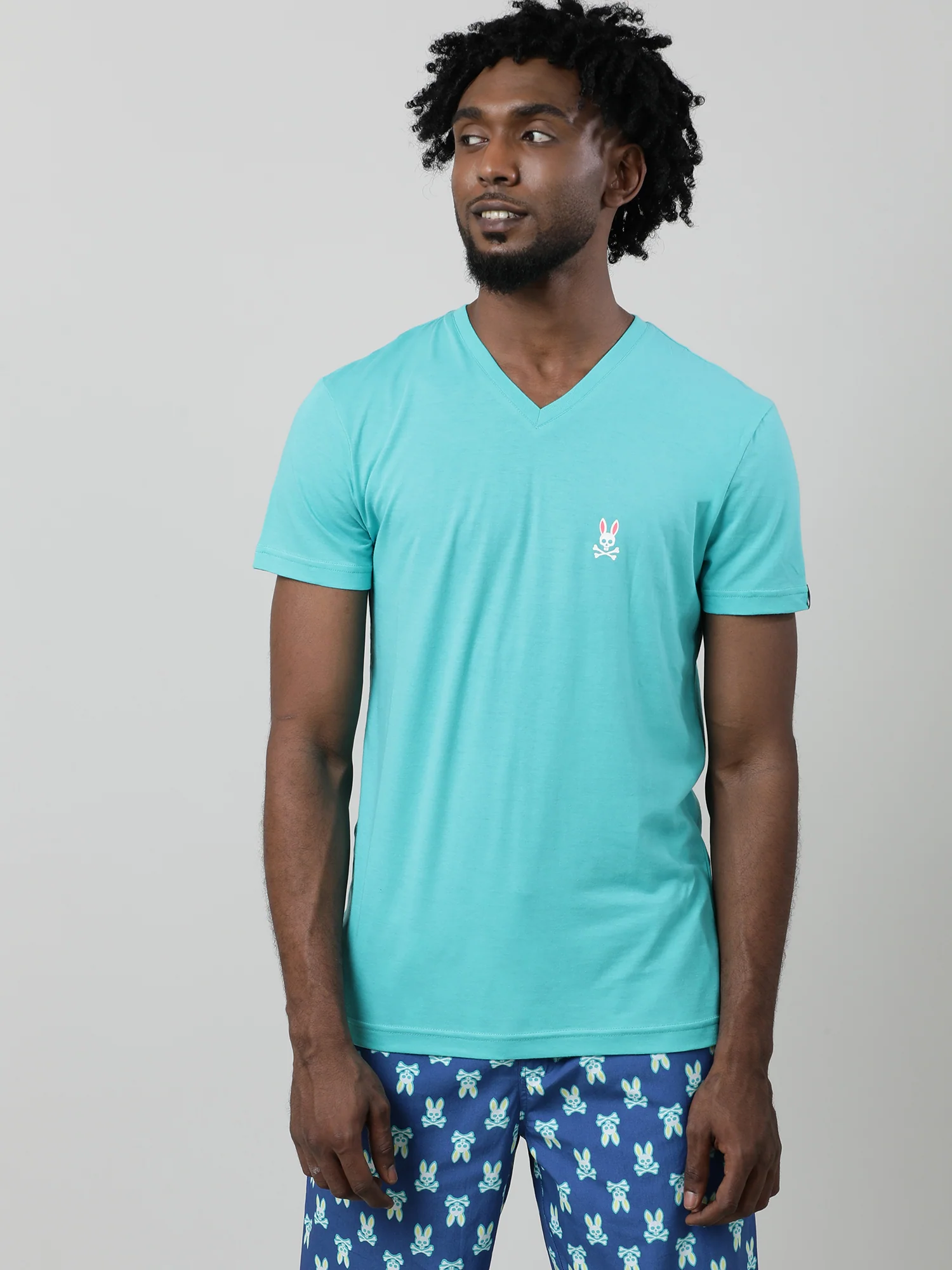Men Quick-Dry V-Neck Relaxed Fit T-Shirt - Image 3