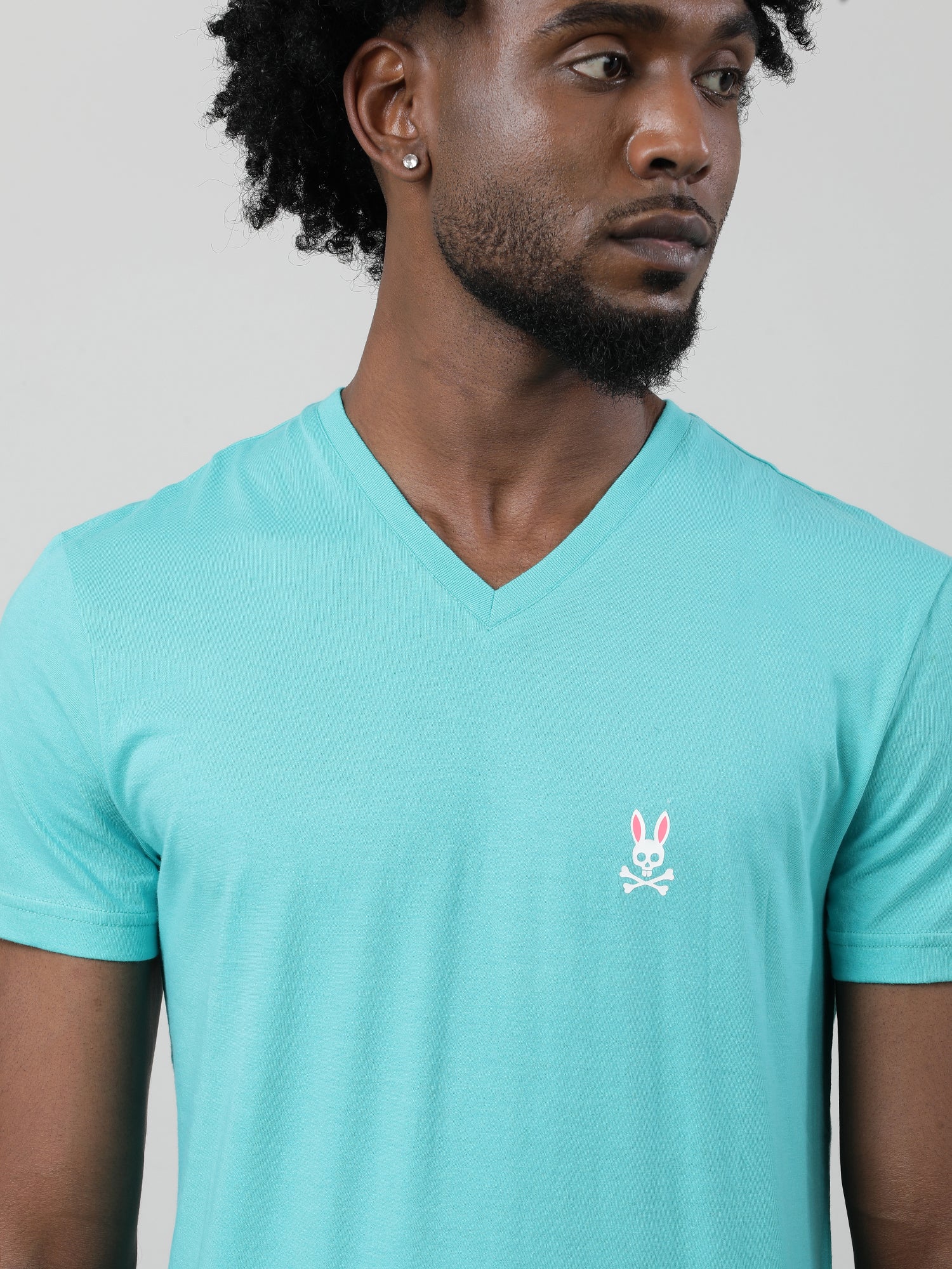 Men Quick-Dry V-Neck Relaxed Fit T-Shirt - Image 5