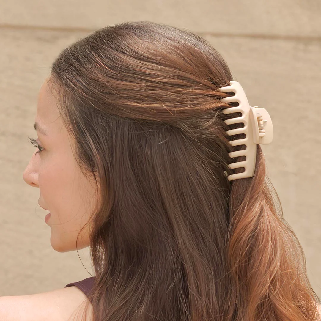 Multi Everyday Neutral Hair Claw Clips Set of 2 - Image 7