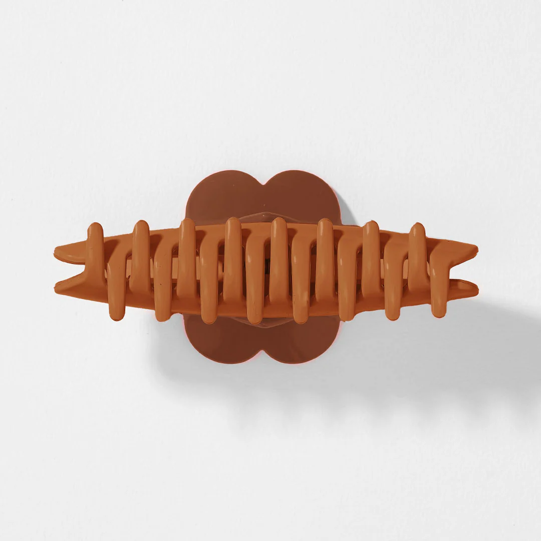 Brown Love Lock Claw Clip - Image 4