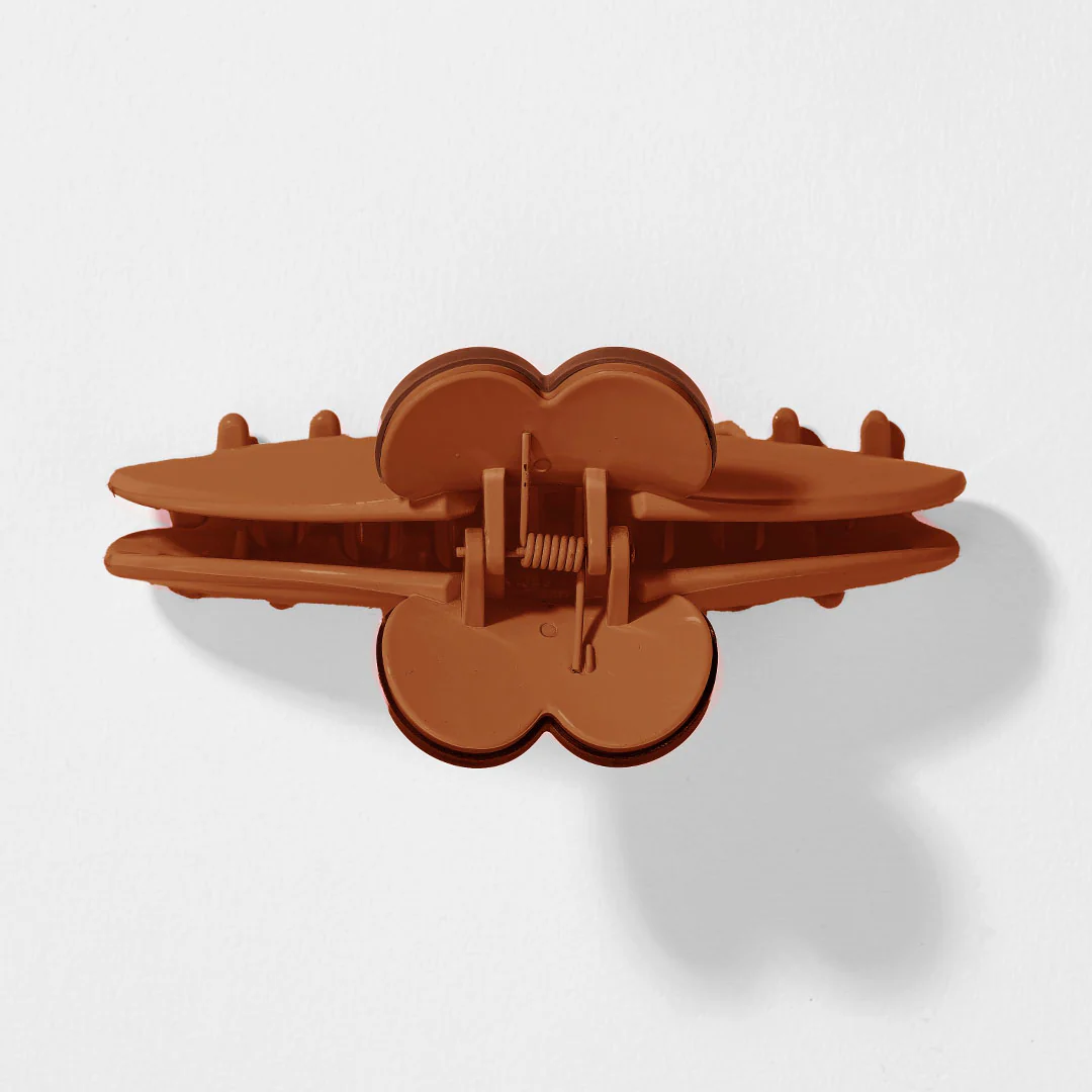 Brown Love Lock Claw Clip - Image 5