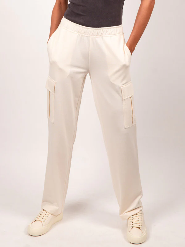 Women Cargo Pocket Knitted Joggers - Image 4