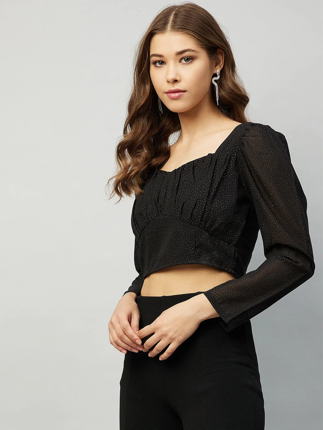 Women Polka Dots Regular Top - Image 2