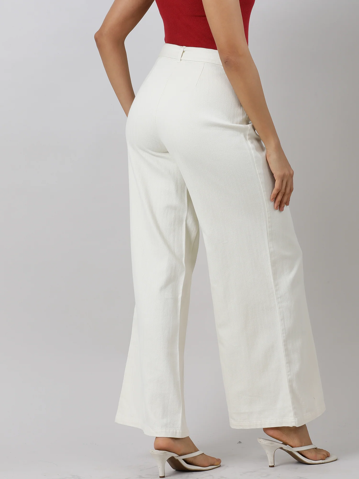 Casual Chic Cream Pant - Image 2