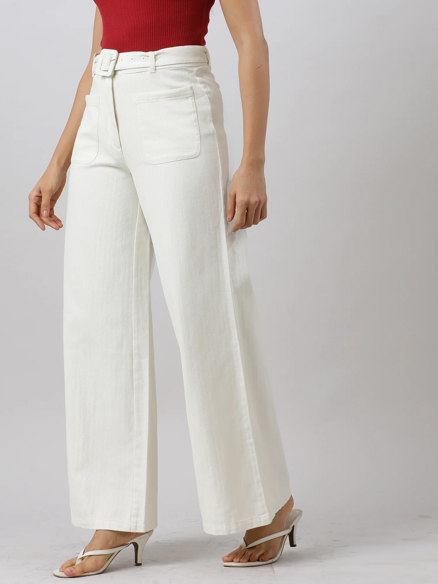 Casual Chic Cream Pant - Image 5