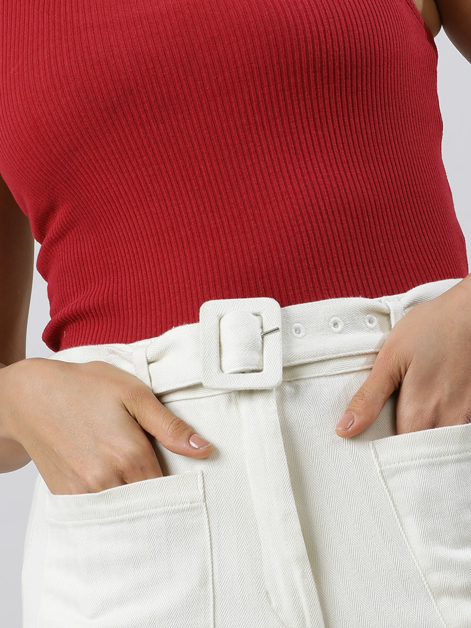 Casual Chic Cream Pant - Image 7