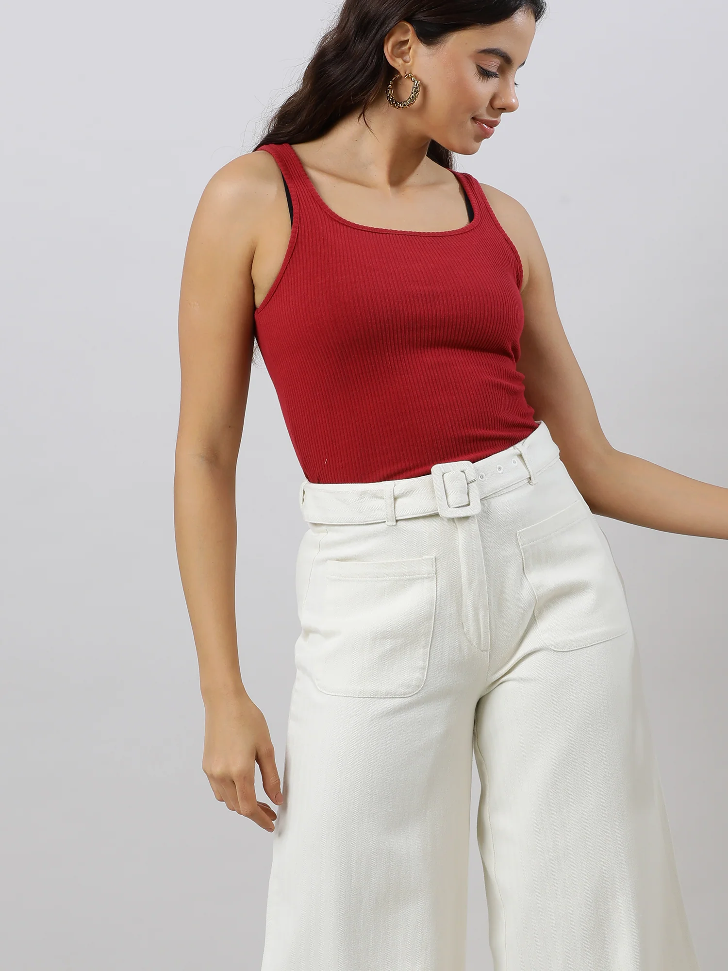 Casual Chic Cream Pant - Image 8