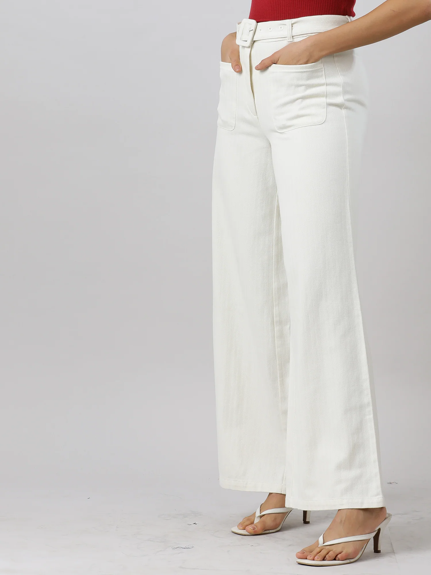 Casual Chic Cream Pant - Image 9