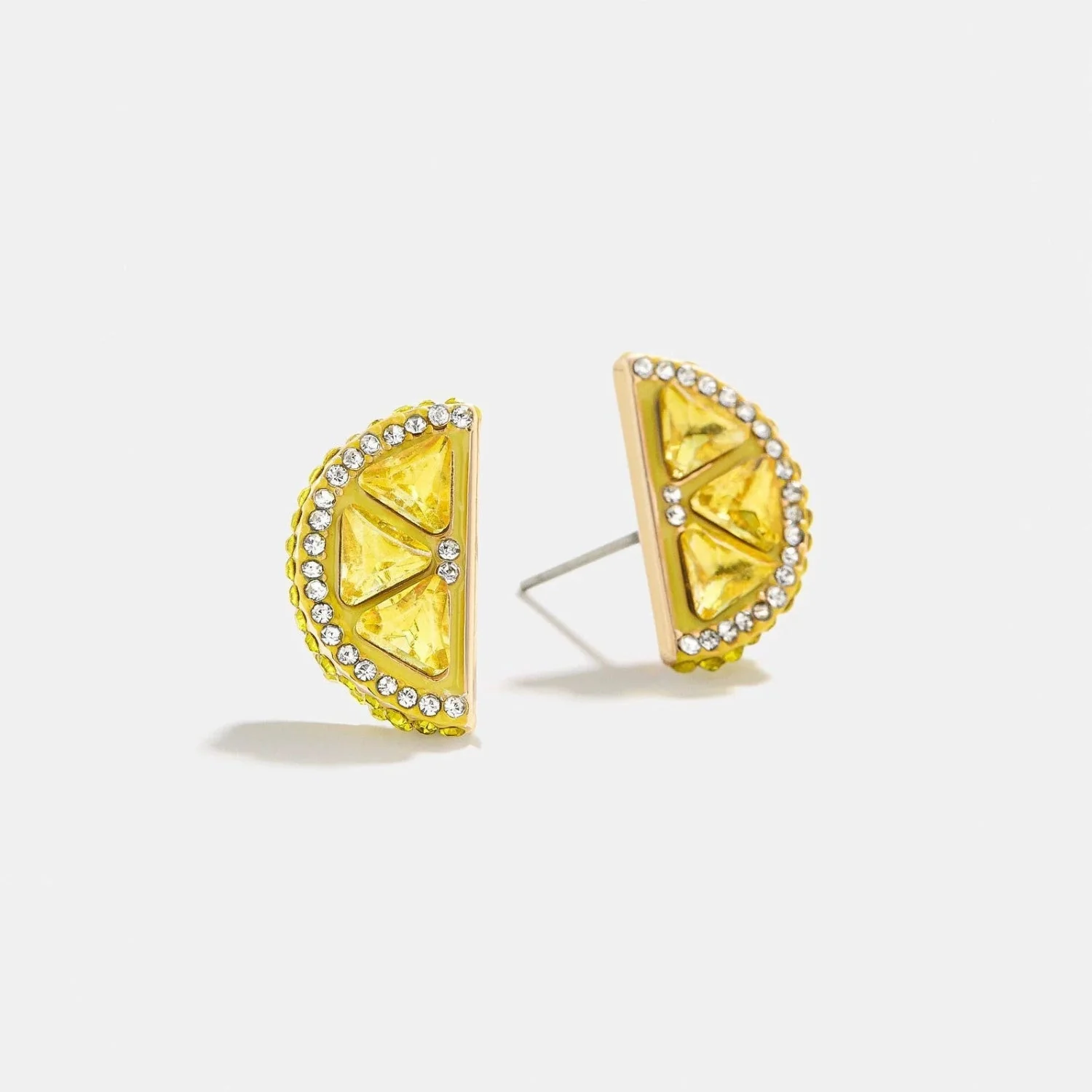 Citrus Slice Lemon Stud Earring