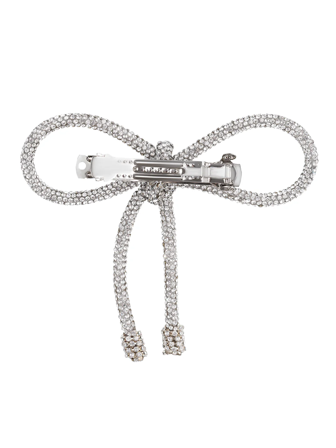 Crystal Hair Bow Barrette Clip - Image 4