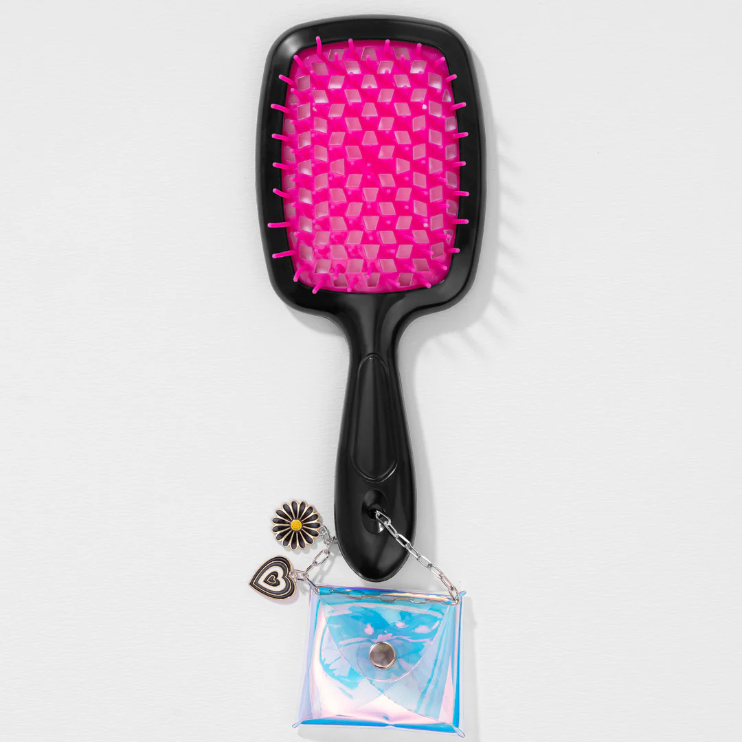 Multi Drama Detangle Hair Brush with Free Pouch - Image 2