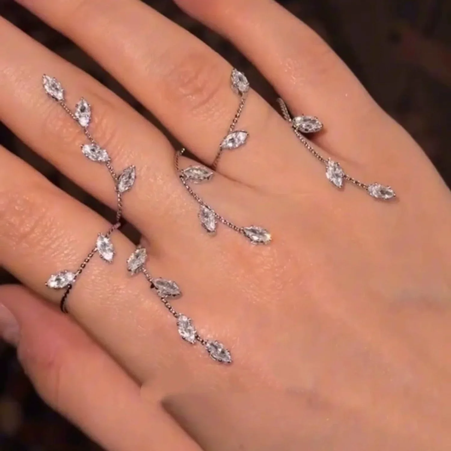 Enchanted Vine Multi-Finger Ring - Image 3