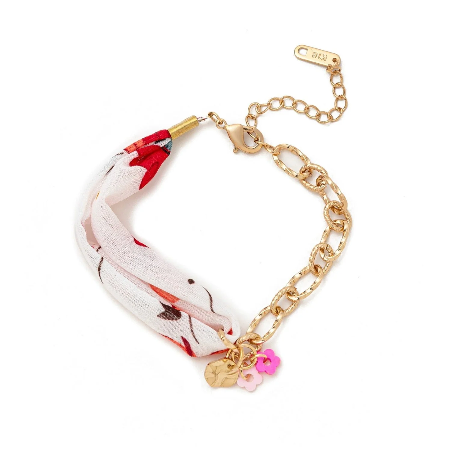 Floral Whisper Charm Bracelet