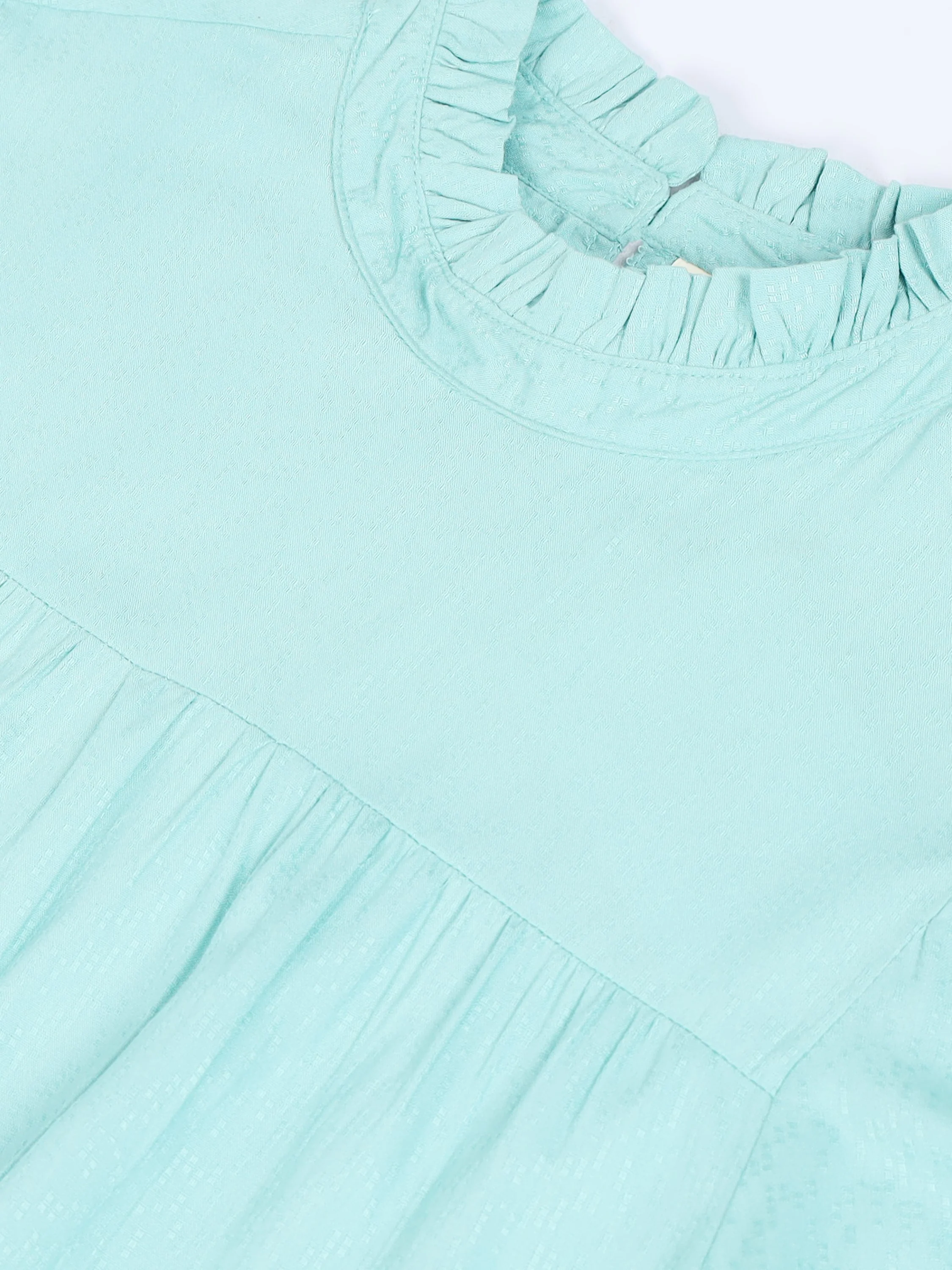 Women Puff Sleeve High Neck Top - Image 4