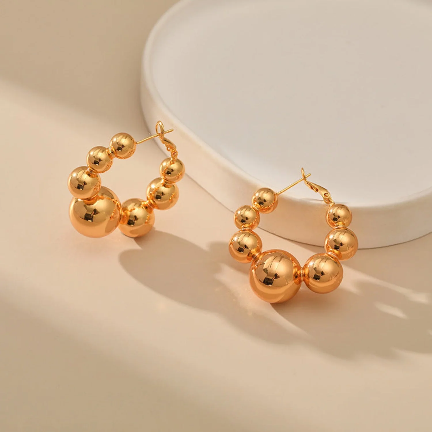 Gold Artificial Earring
