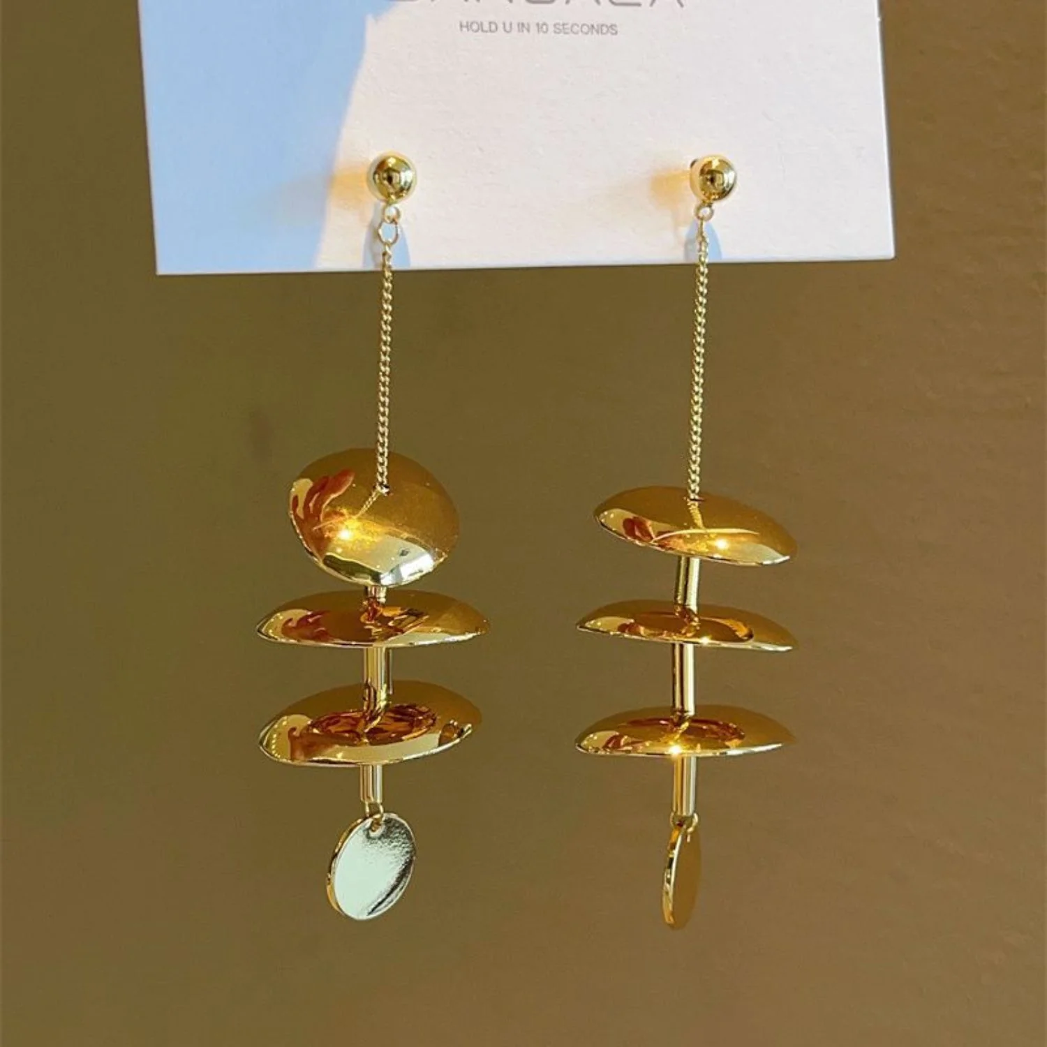 Gold Artificial Earring