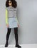 Women Grey Sleeveless Crop Jacket - Image 6