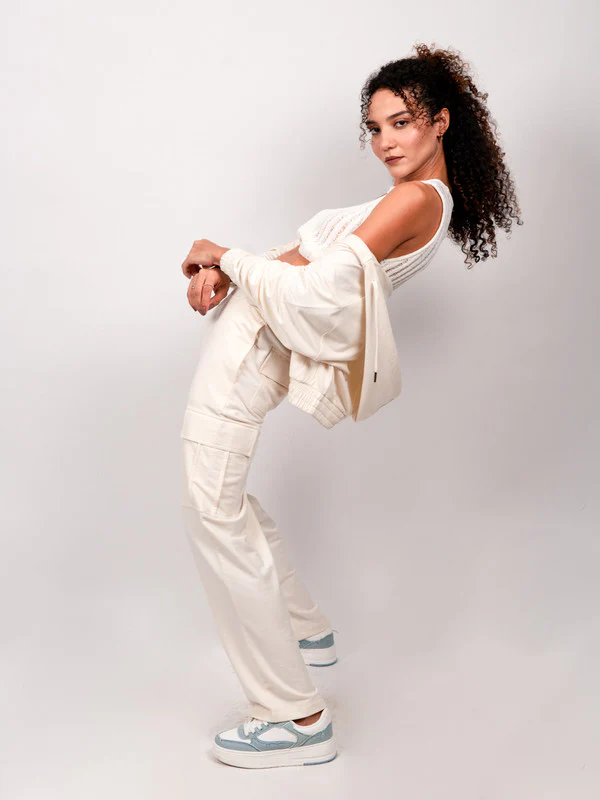 Women Hoodie & Jogger Knitted Co-ord Set - Image 3