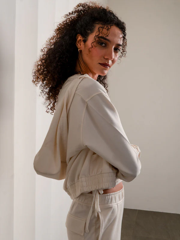 Women Hoodie & Jogger Knitted Co-ord Set - Image 6