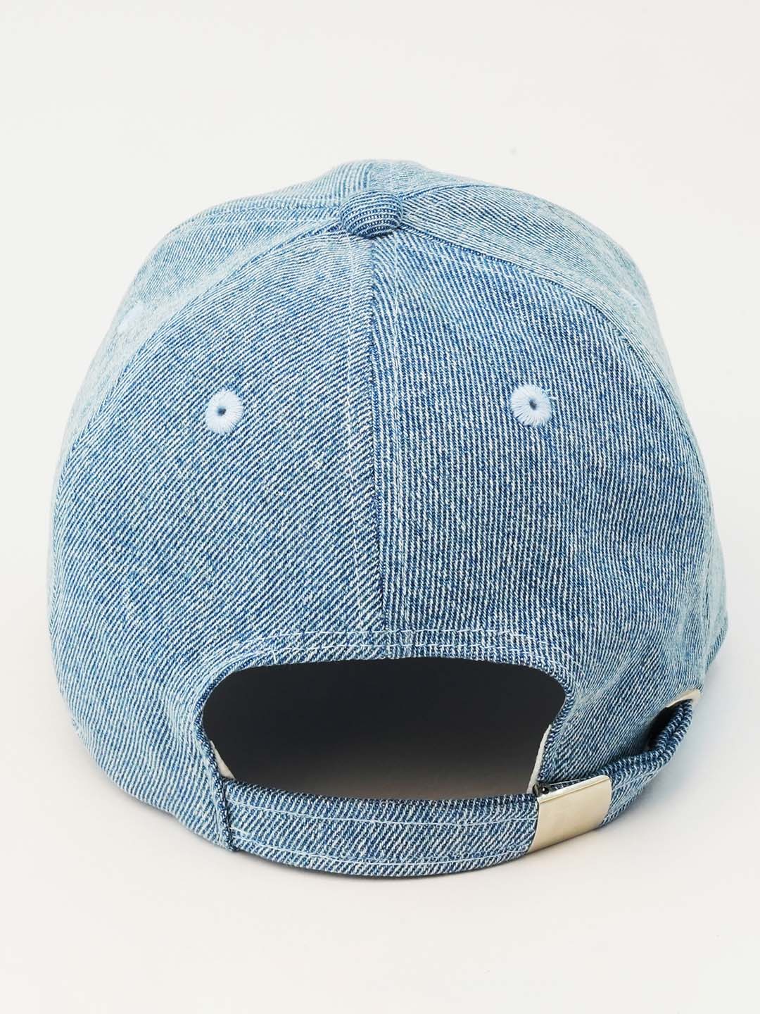 "I Am Drama" Embroidered Denim Baseball Cap - Image 3