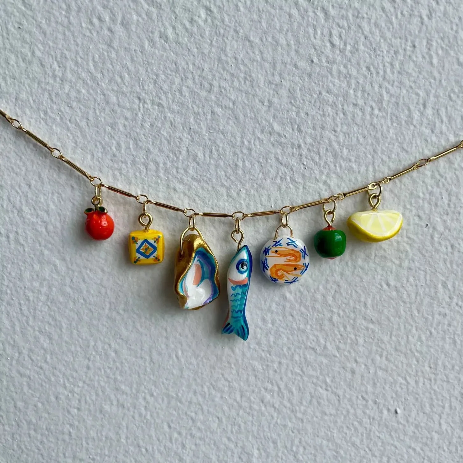 Italian Summer Charm Necklace - Image 2