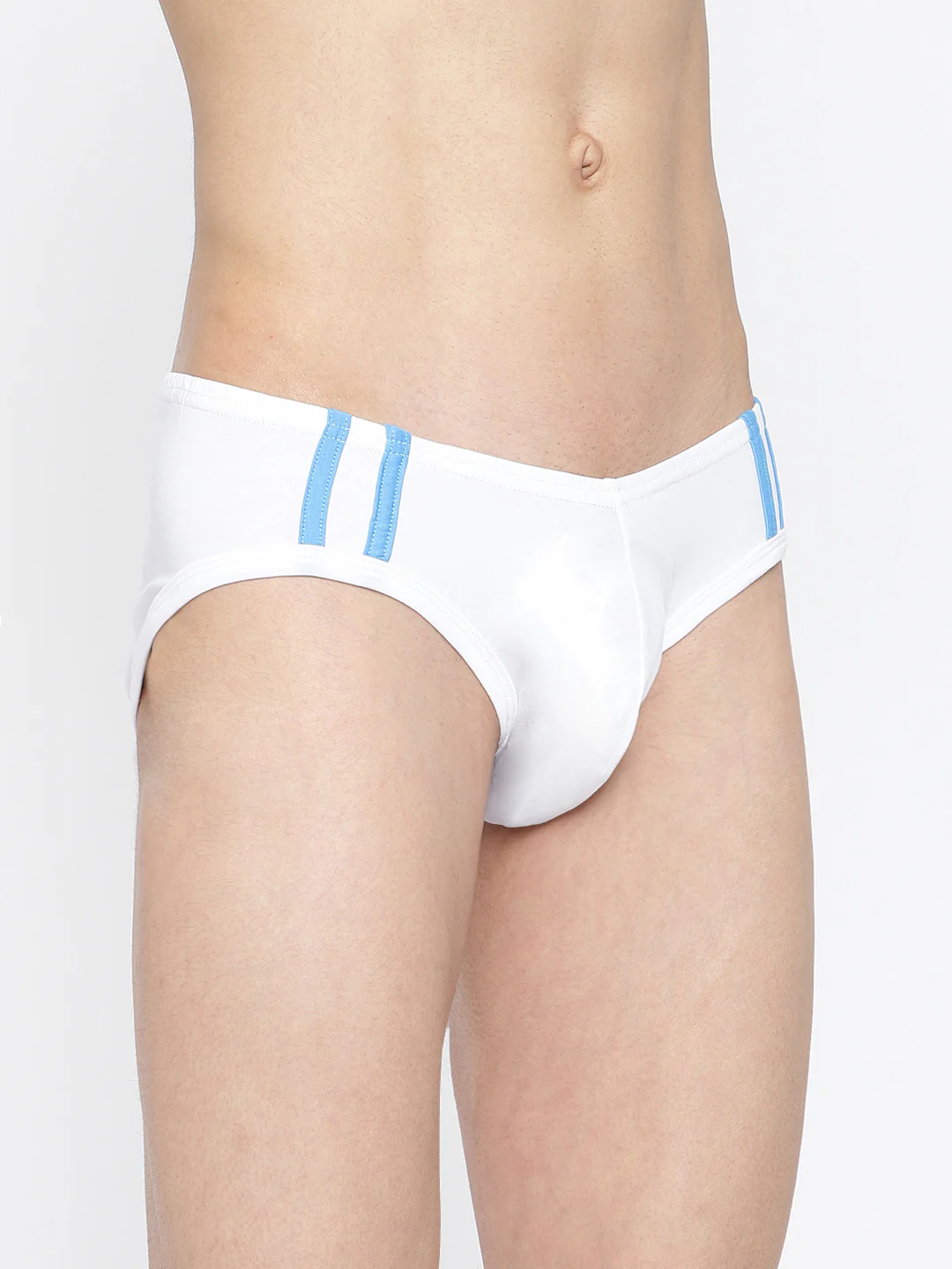Striped and Solid Fashion Brief - Image 6