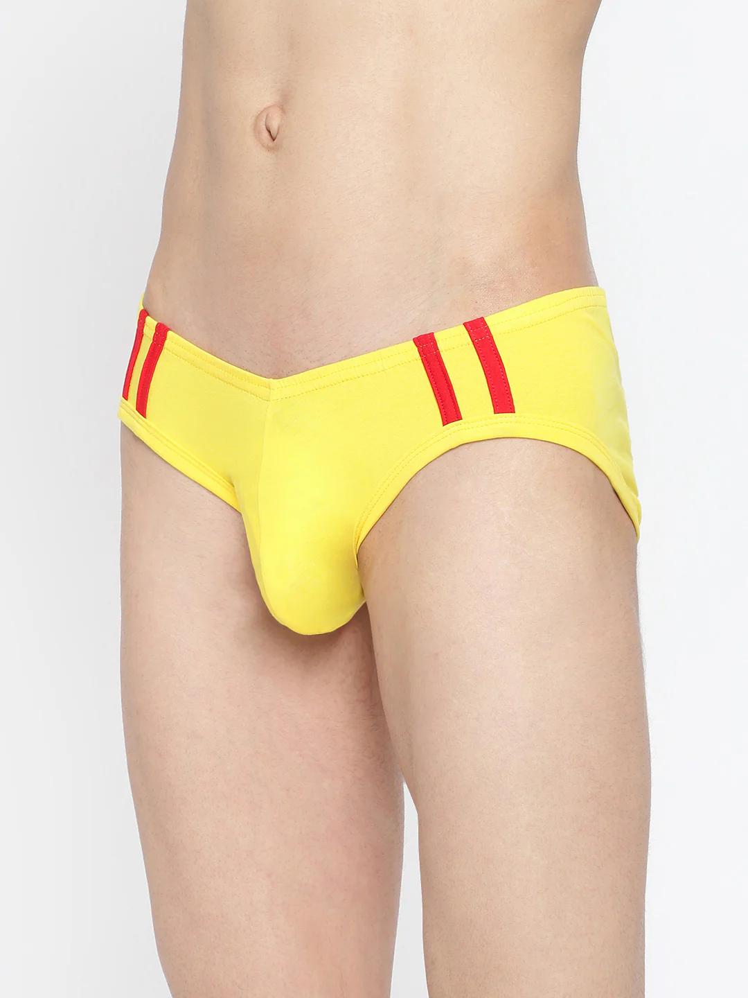 Striped and Solid Fashion Brief - Image 3