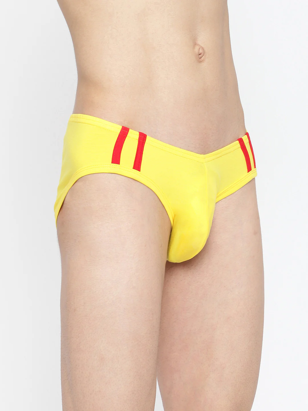 Striped and Solid Fashion Brief - Image 6