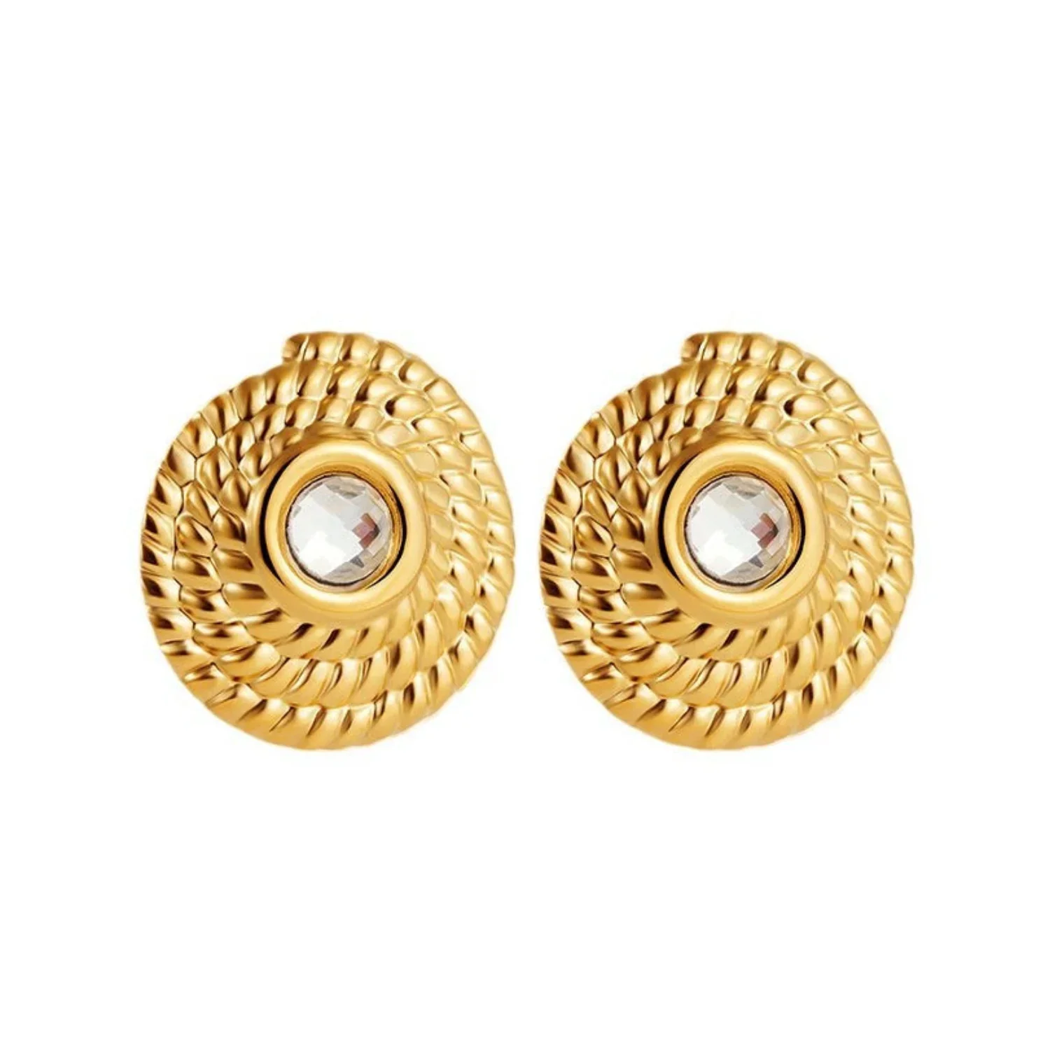Maison Crystal Studs Earrings - Image 4