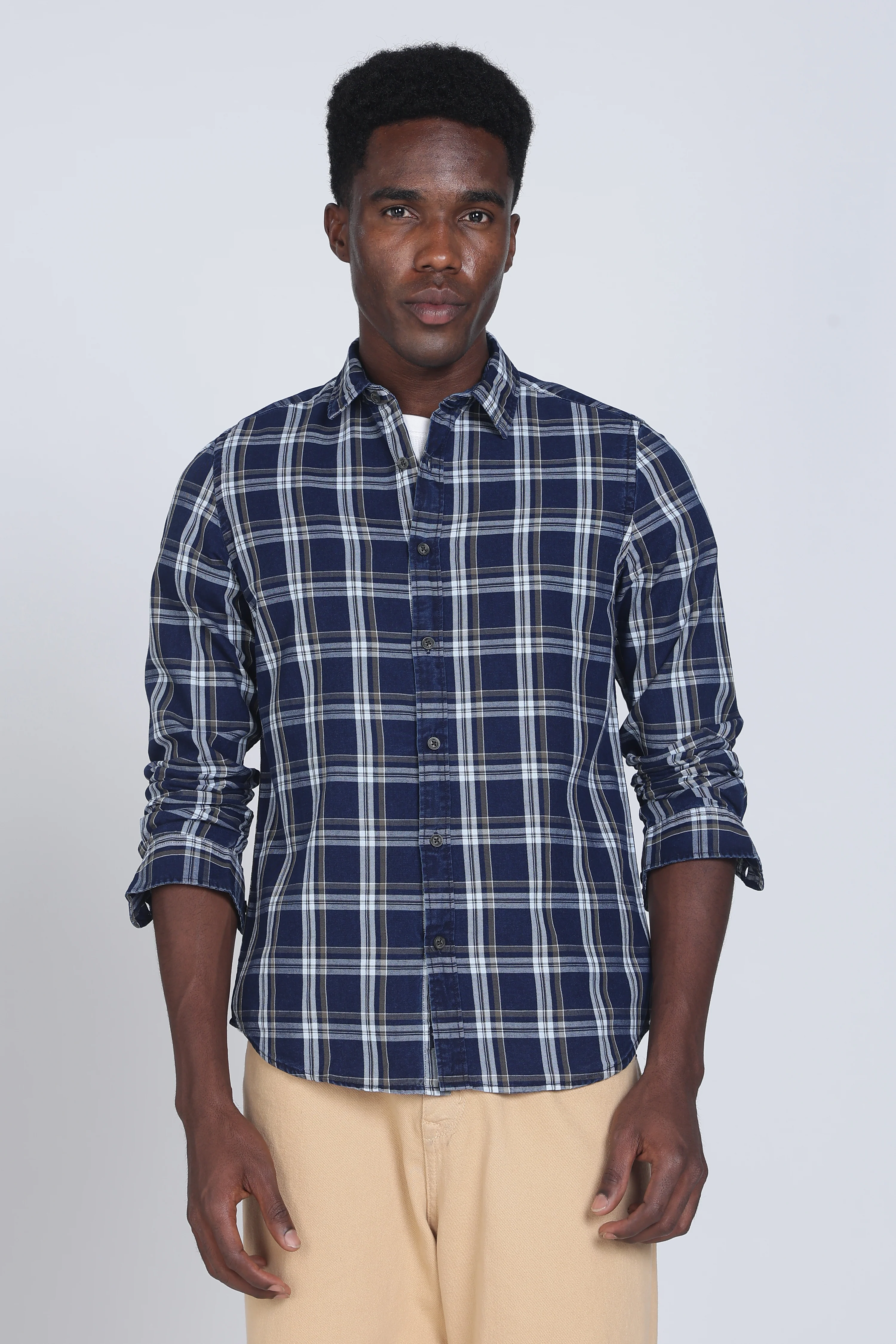 Men Albany Check Shirt - Image 2
