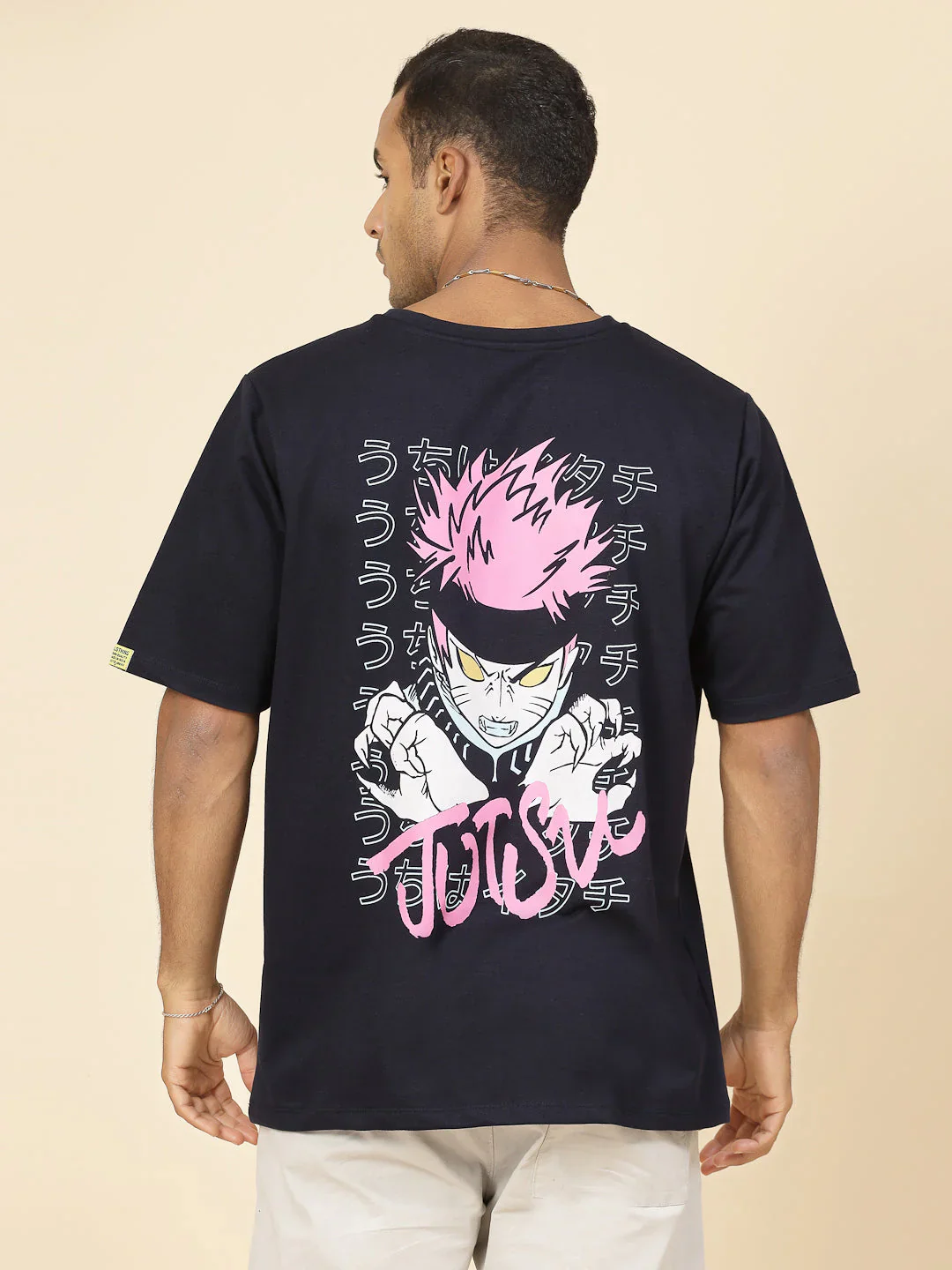 Men Anime Enchantment Oversized Tee - Image 4