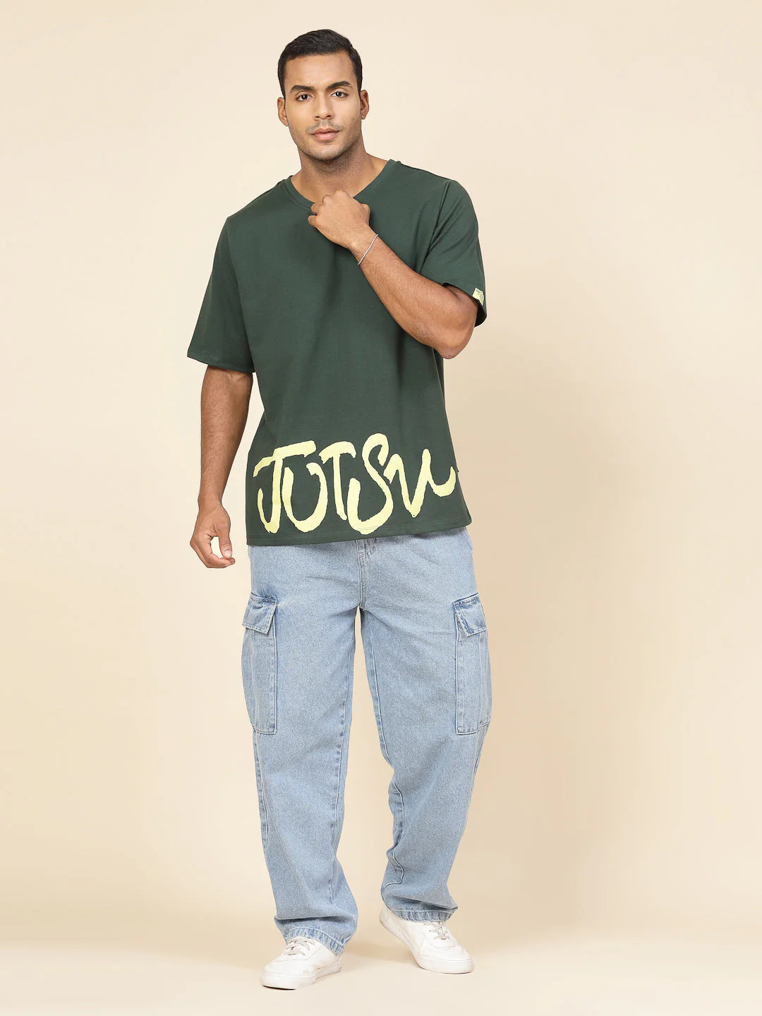 Men Anime Enchantment Oversized Tee - Image 3