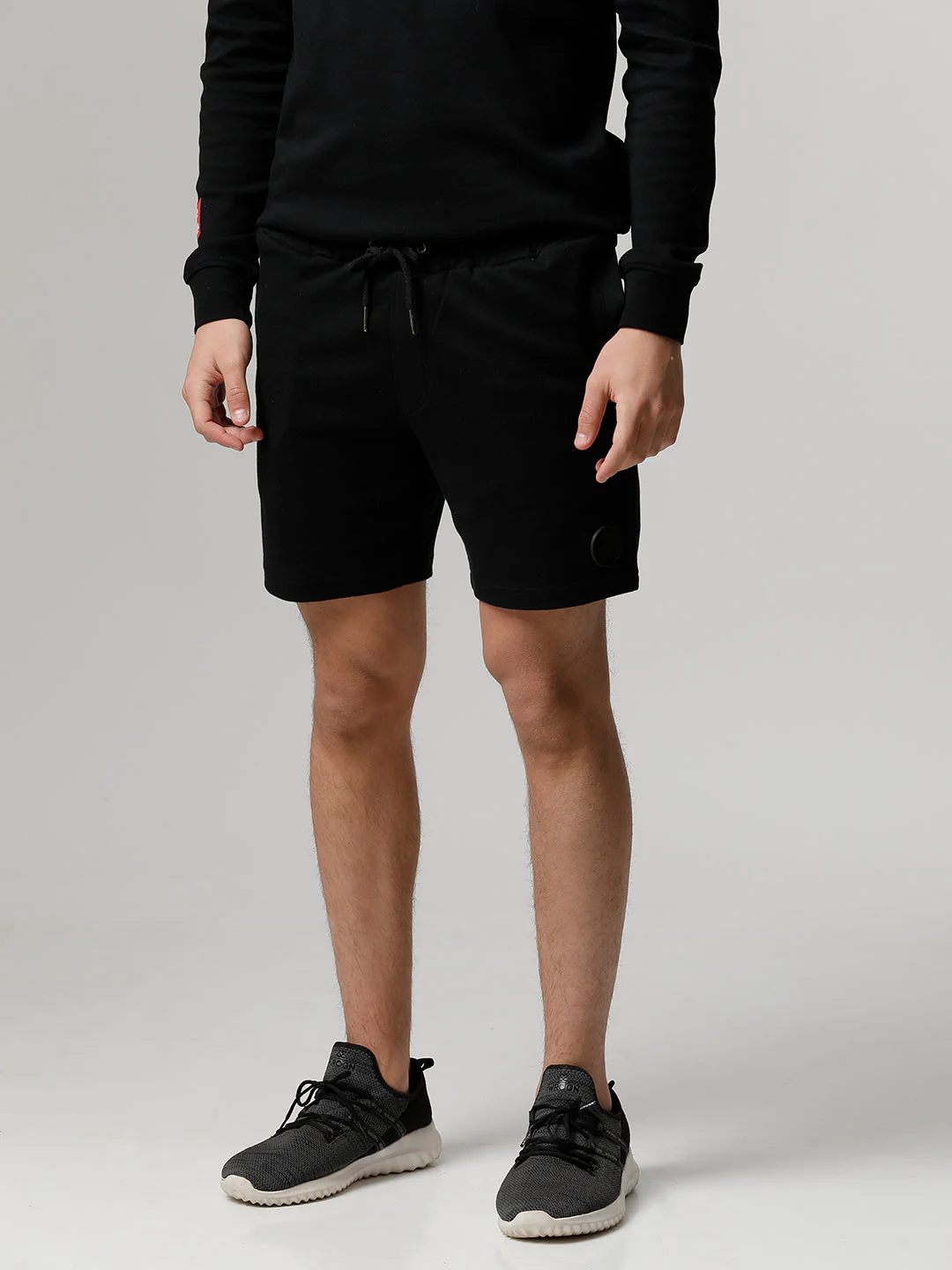 Men Ardor Edition Black Printed Slim Fit Tracksuit - Image 5
