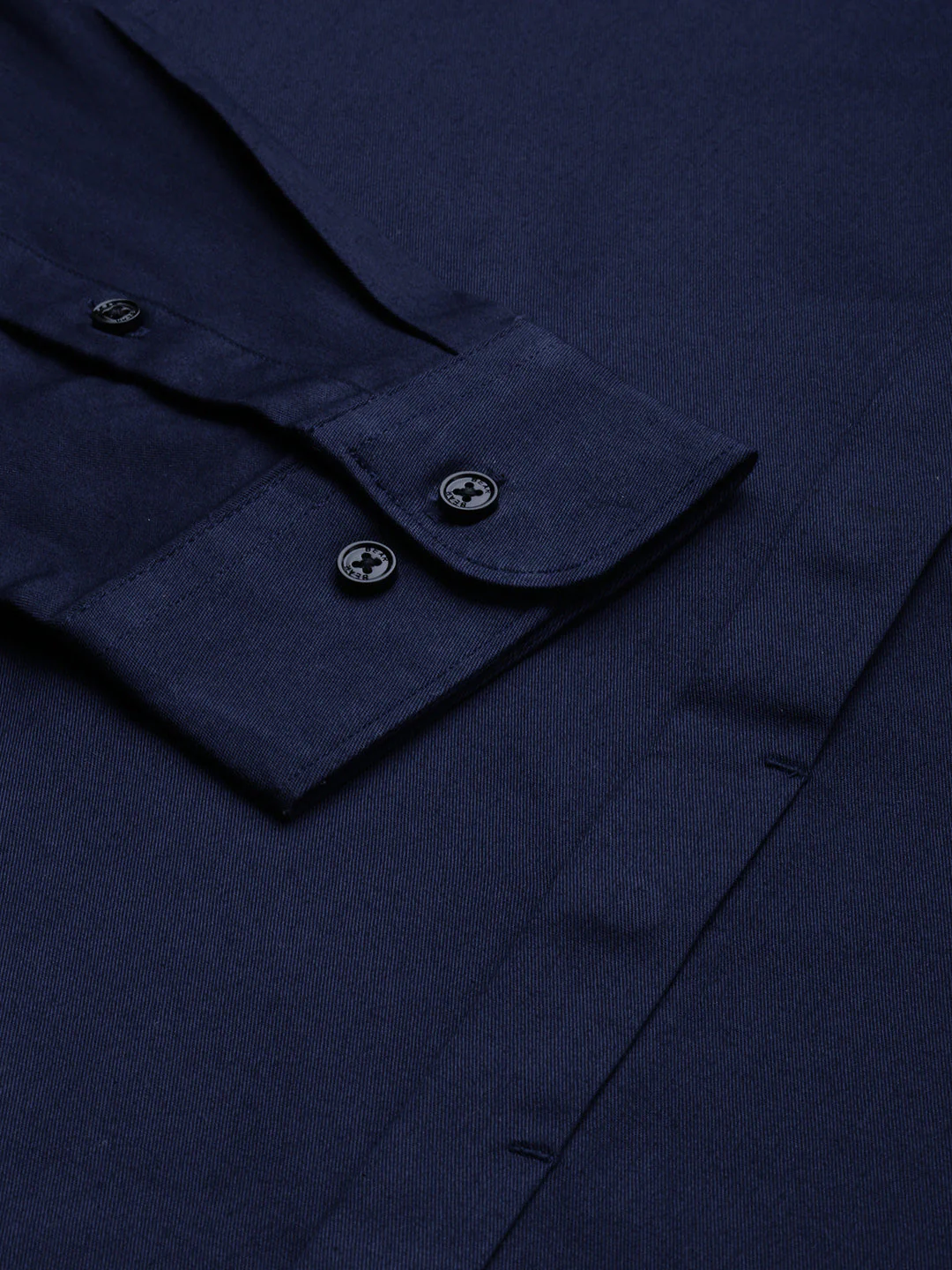 Men Ardor Edition Blue Solid Tailored Fit Pure Cotton Formal Shirt - Image 3