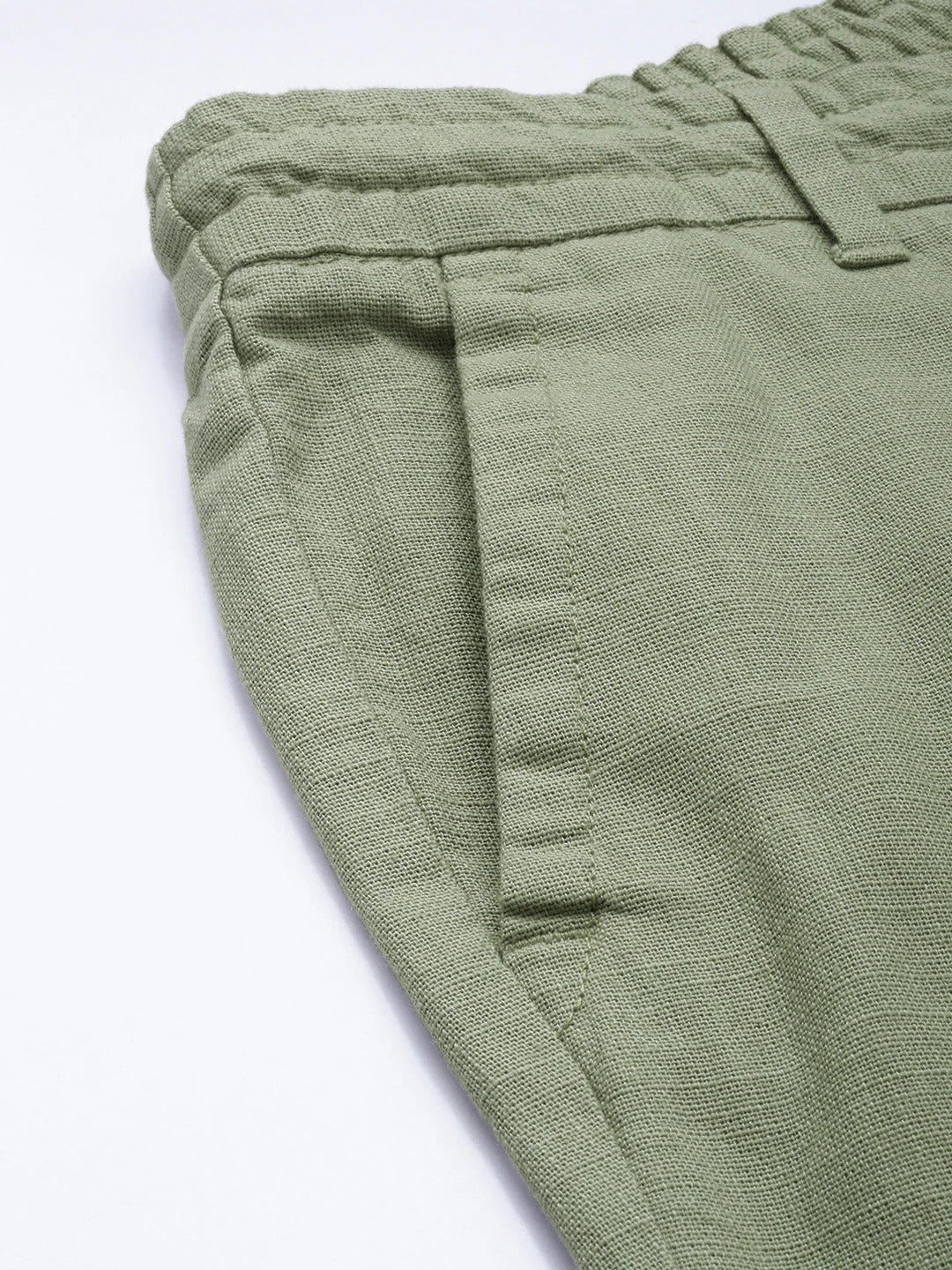 Men Ardor Edition Green Tapered Fit Chinos - Image 6