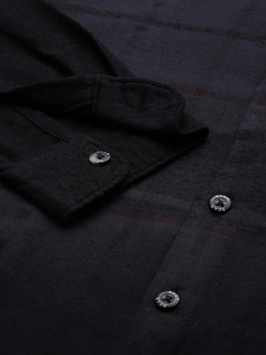 Men Ardor Edition Grey Pure Cotton Slim Fit Checked Casual Shirt - Image 3