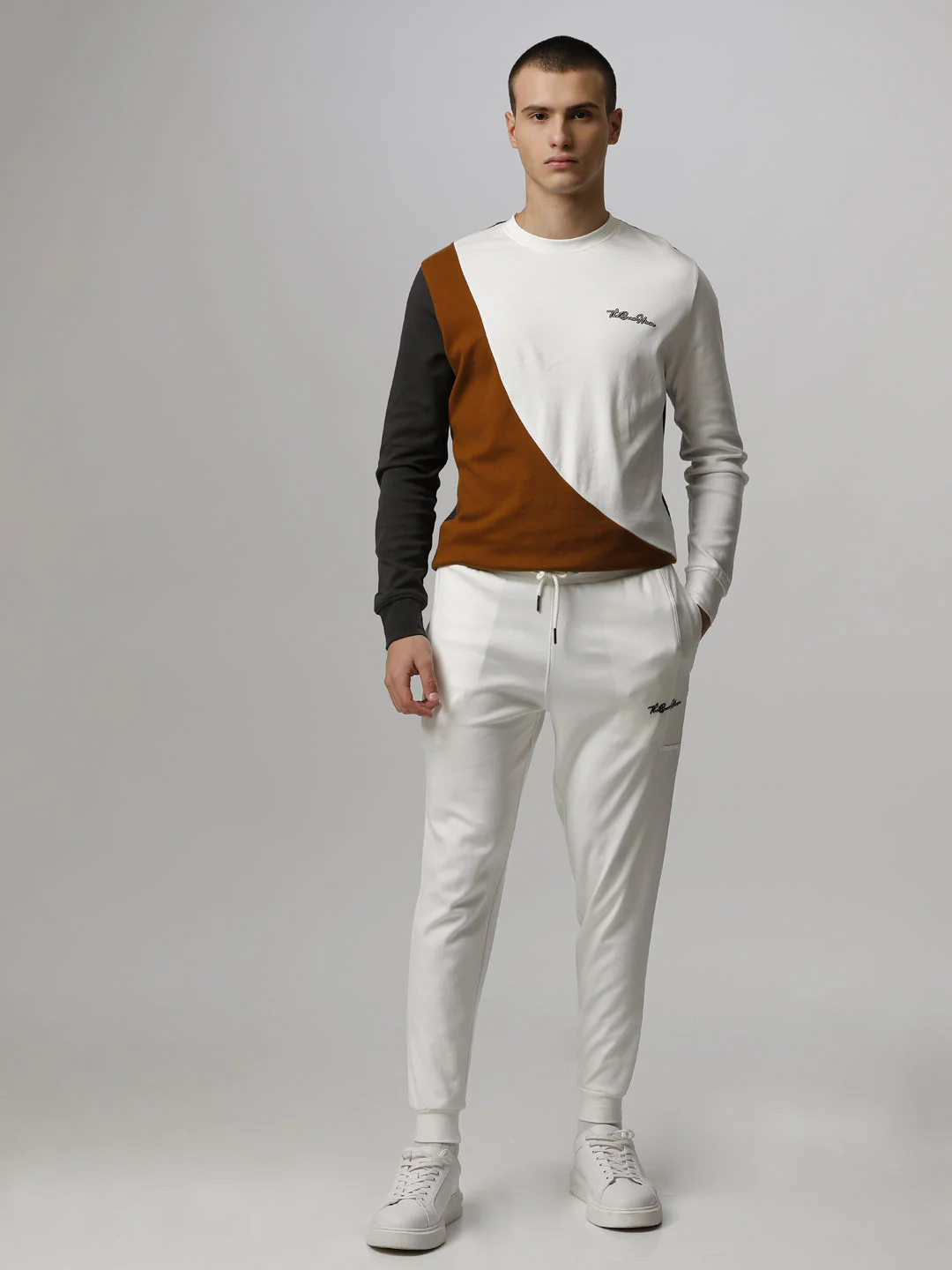 Men Ardor Edition Multi colour block Slim Fit Tracksuit - Image 6