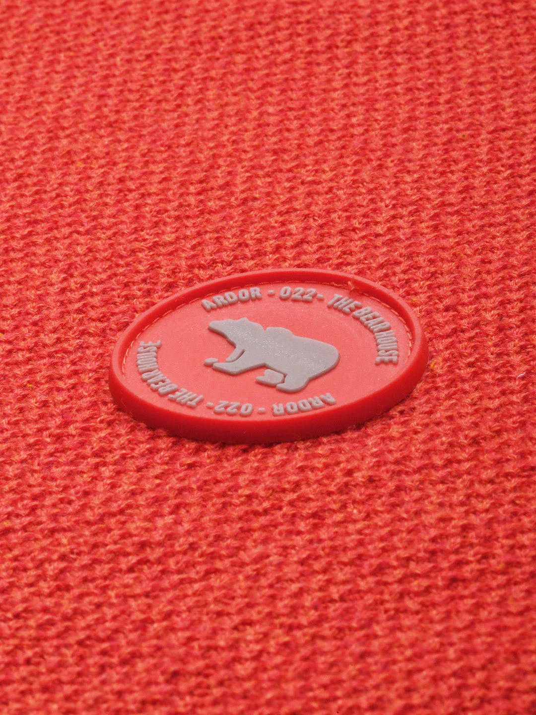 Men Ardor Edition Orange Self-Designed Slim Fit Knitted Pullover - Image 2