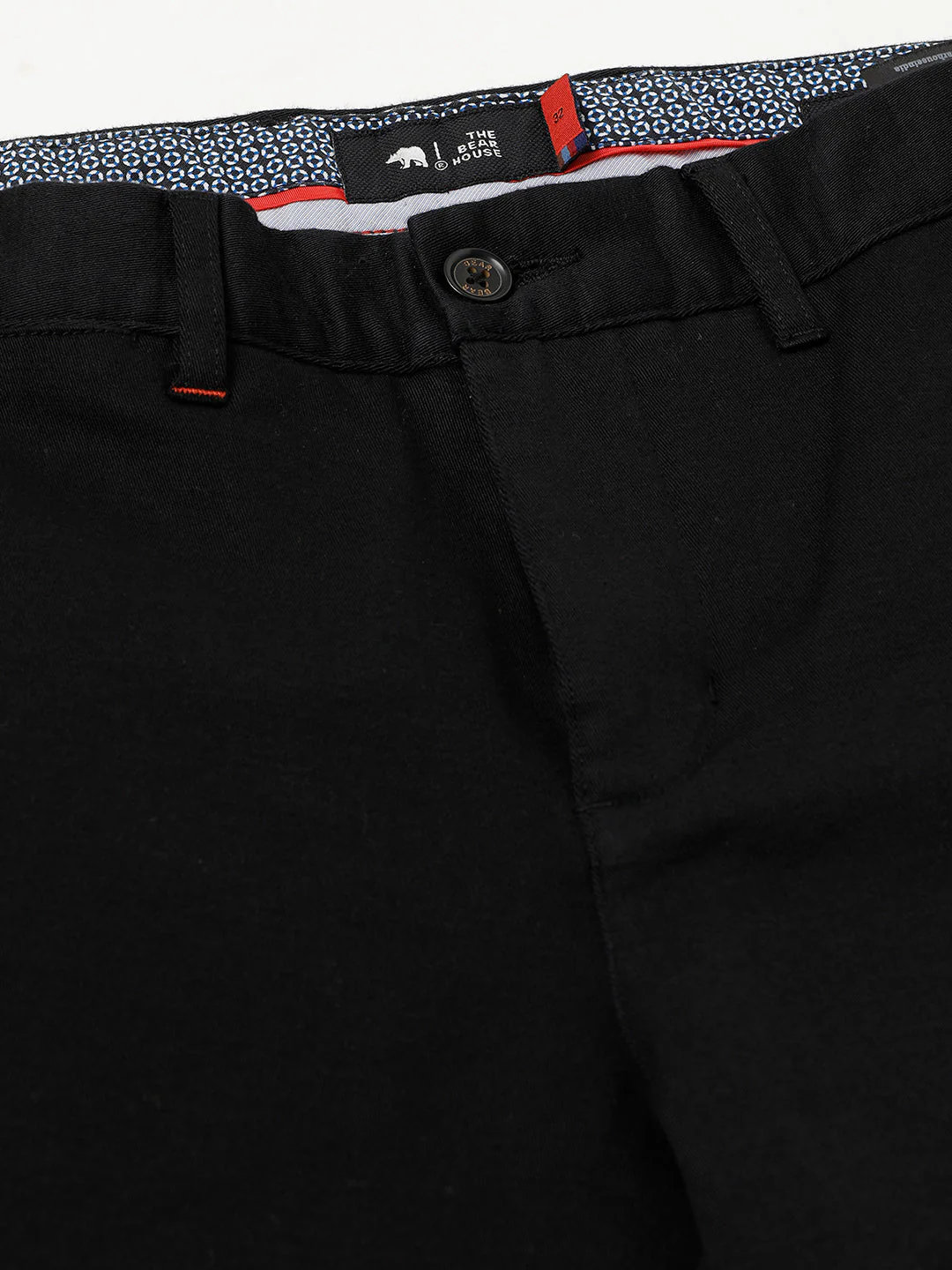 Men Ardor Editon Black Solid Tapered Fit chinos - Image 7