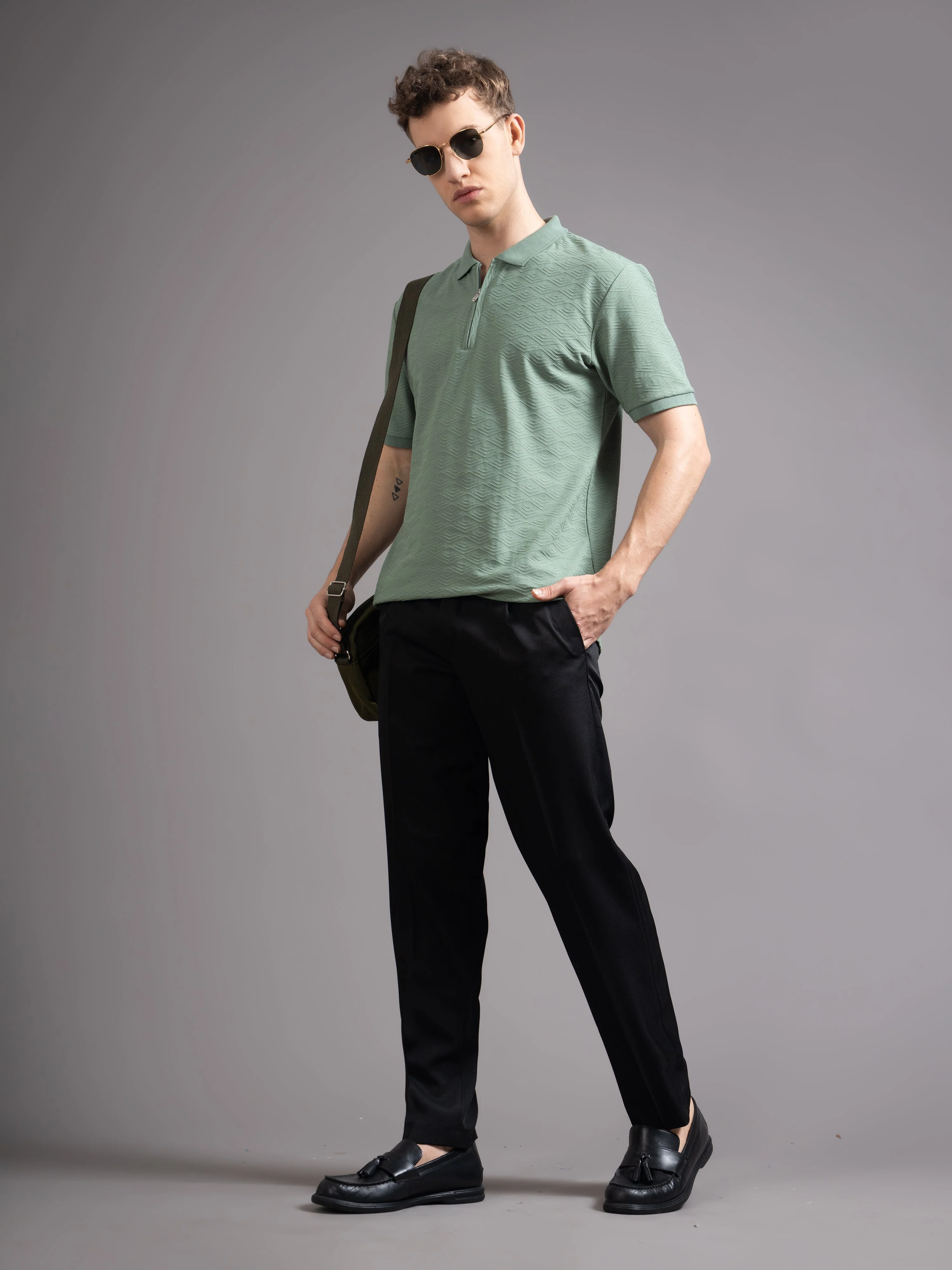 Men Aspen Green Polo T-Shirt - Image 6