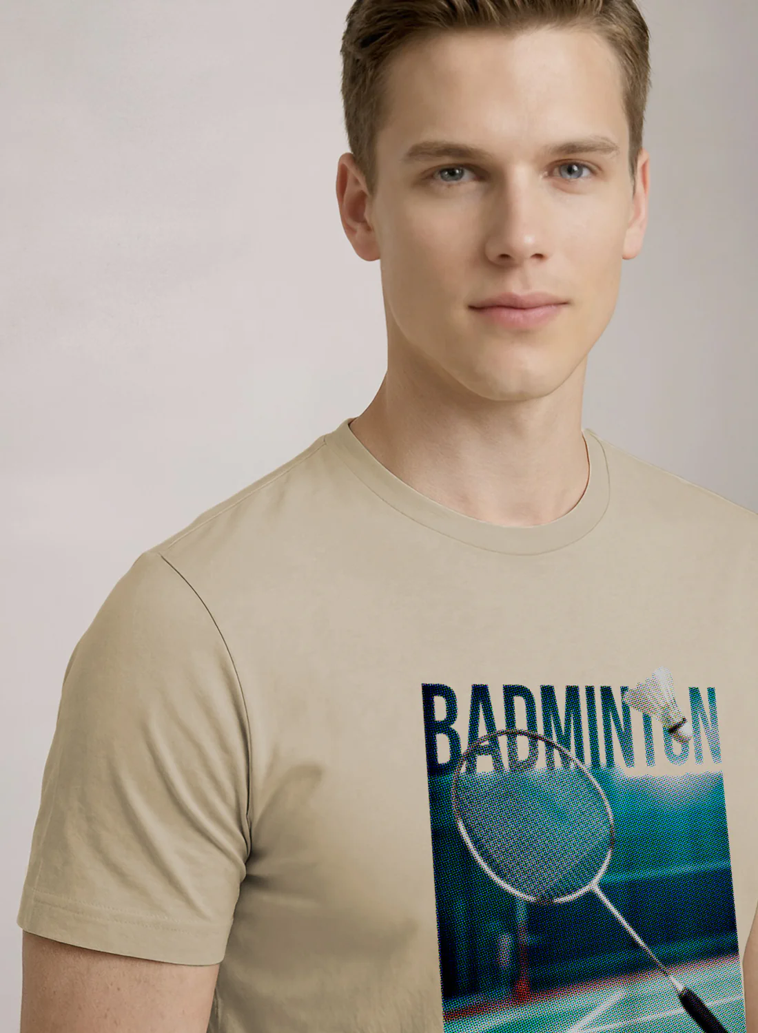 Men Badminton Graphic T-Shirt - Image 5