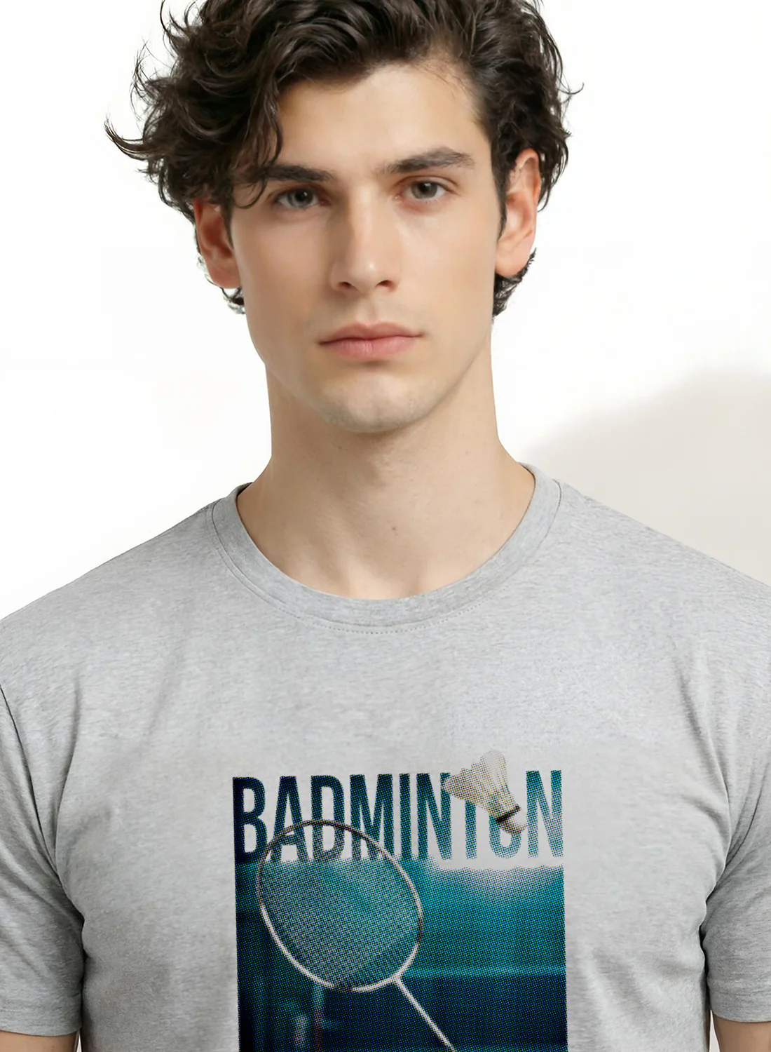 Men Badminton Graphic T-Shirt - Image 4