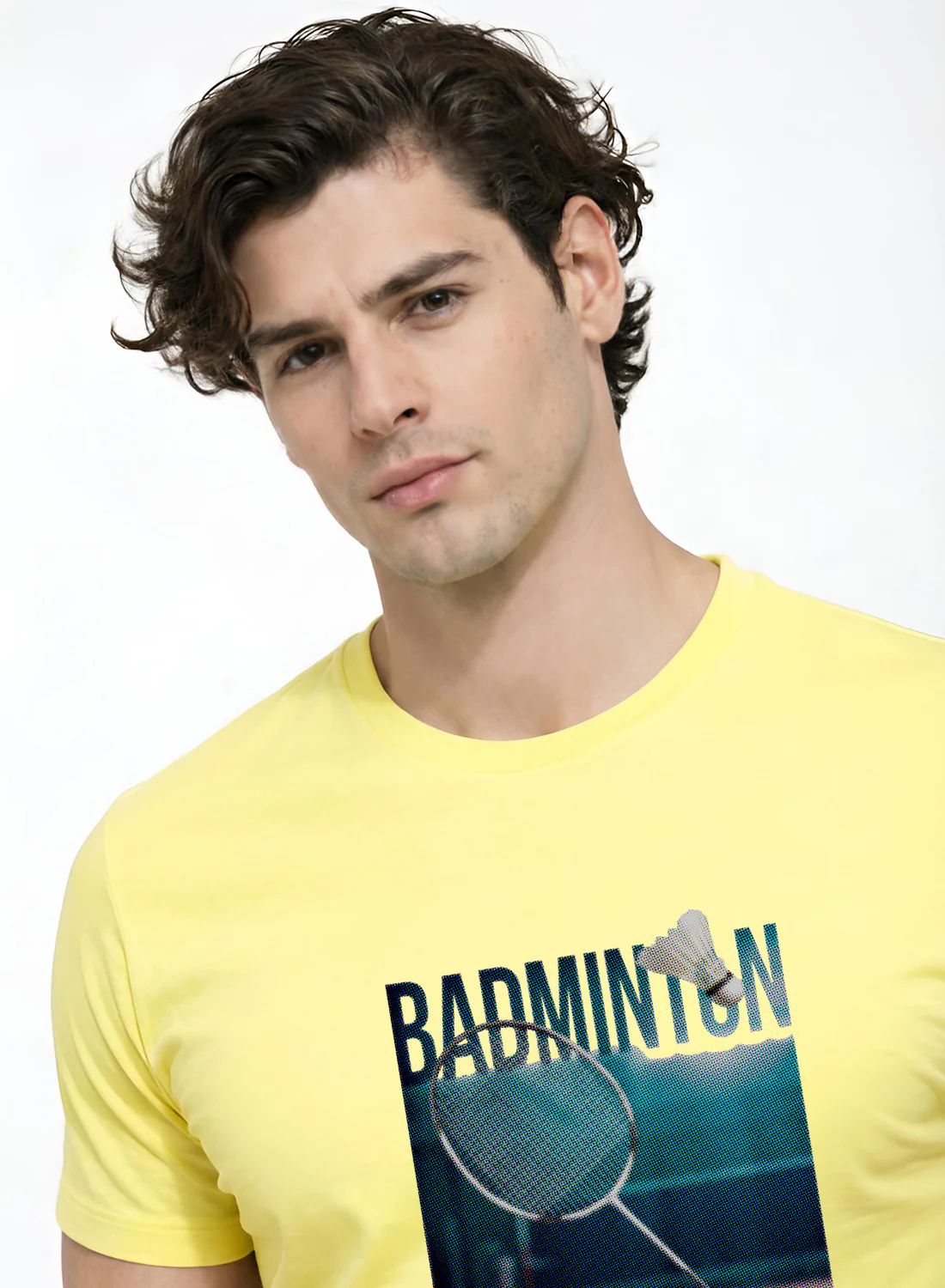 Men Badminton Graphic T-Shirt - Image 5