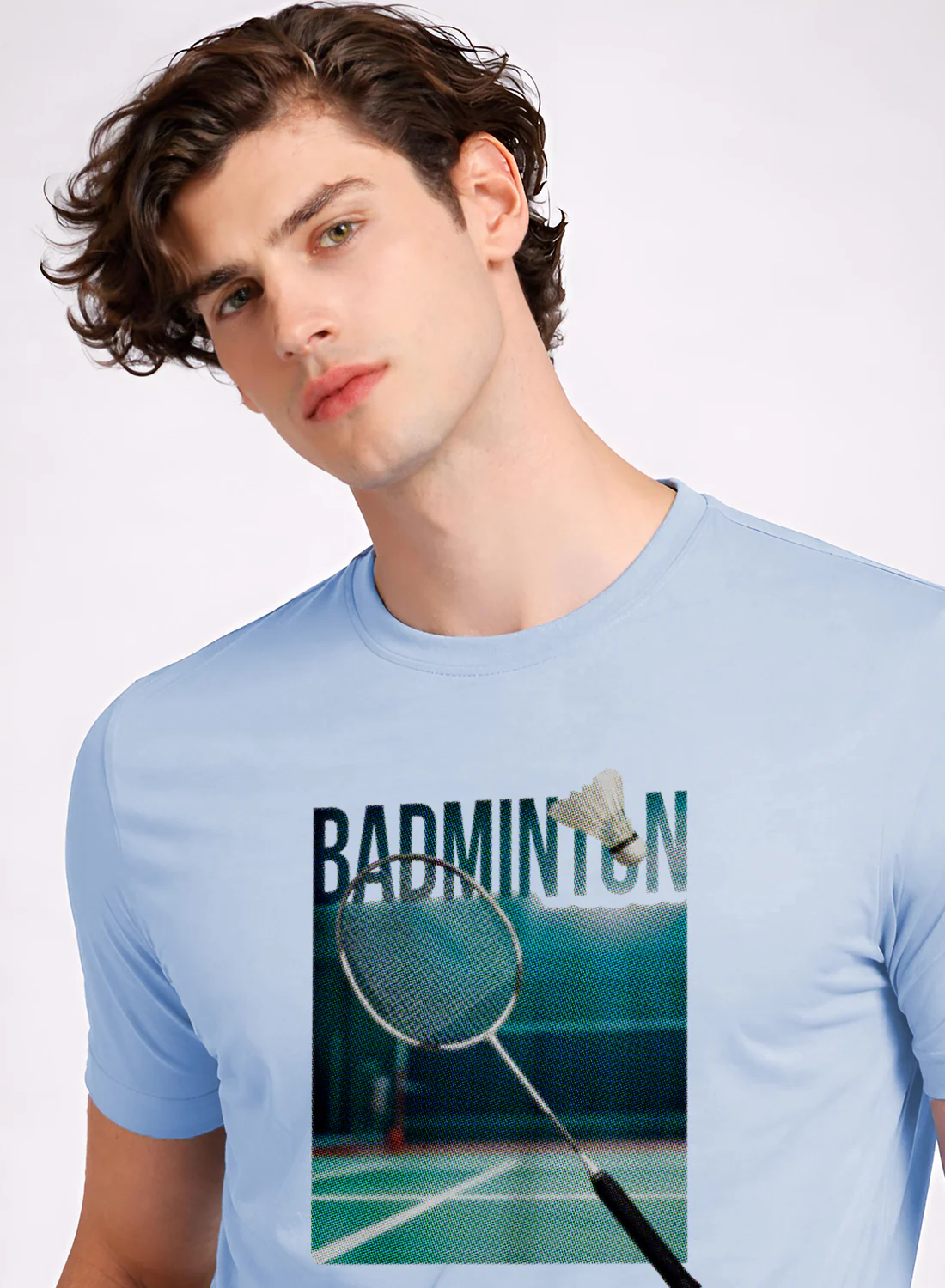 Men Badminton Graphic T-Shirt - Image 5